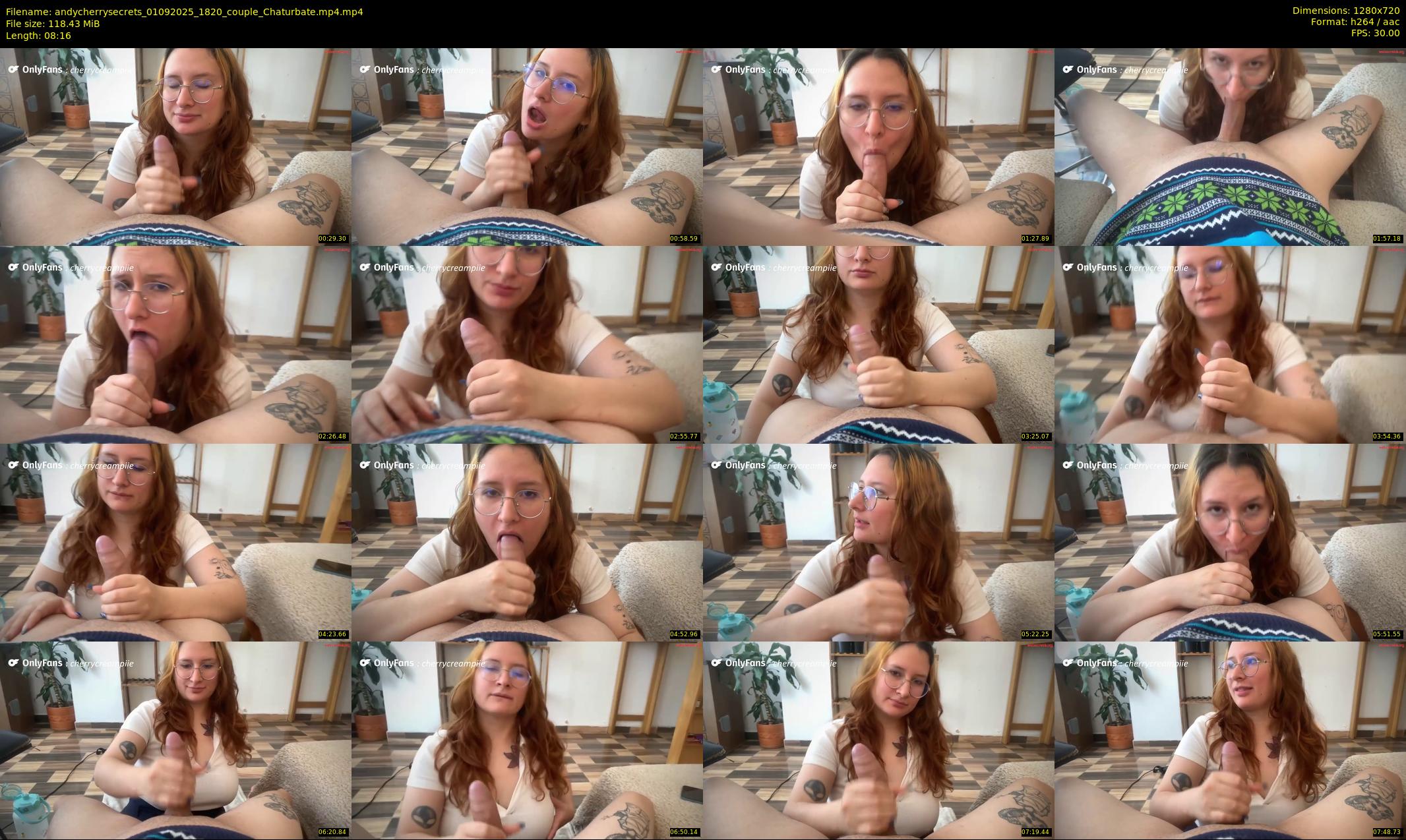 andycherrysecrets — 9 minute Chaturbate couple cam show recording, 720p, Sep 1, 2025