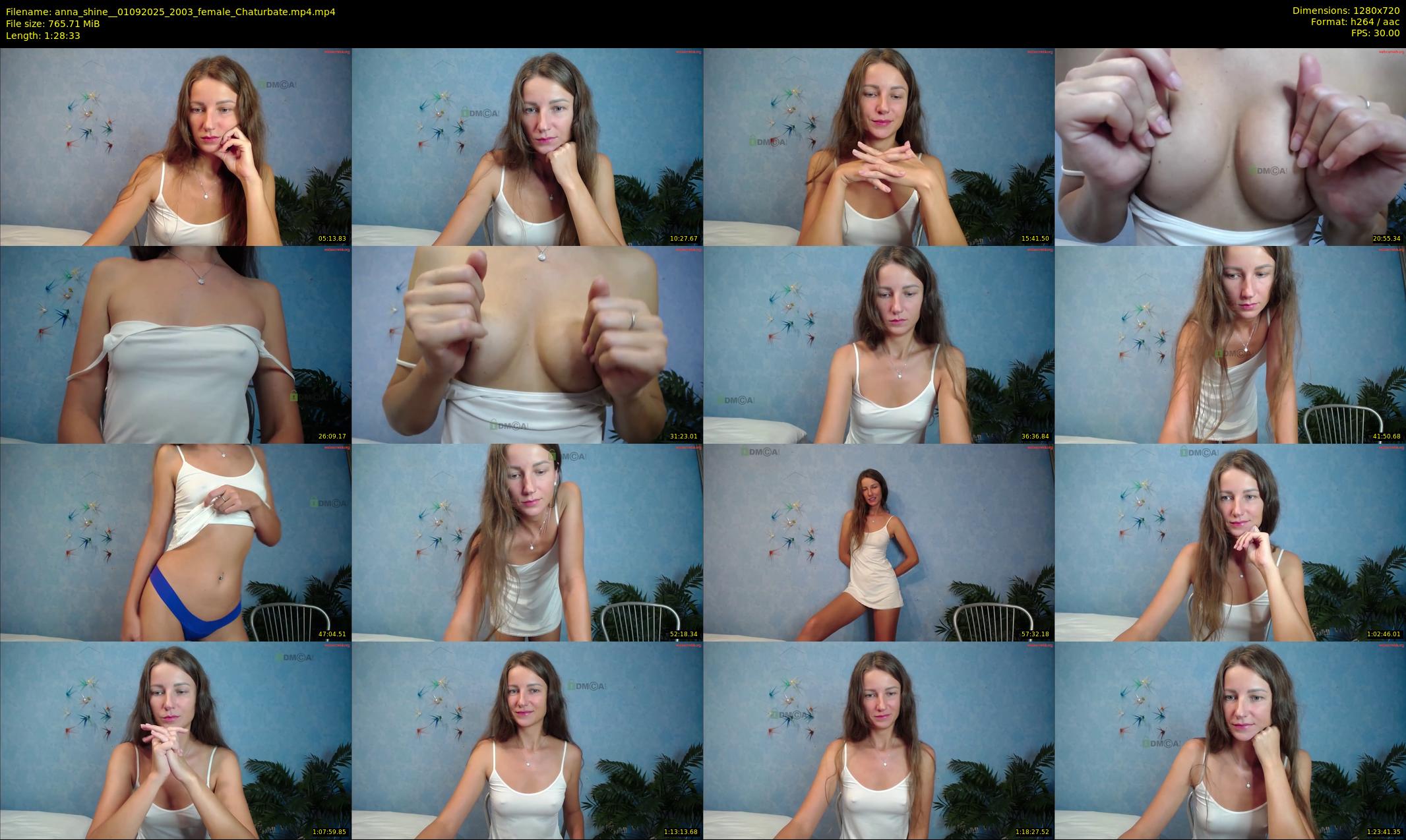 anna_shine_ — 89 minute Chaturbate female cam show recording, 720p, Sep 1, 2025