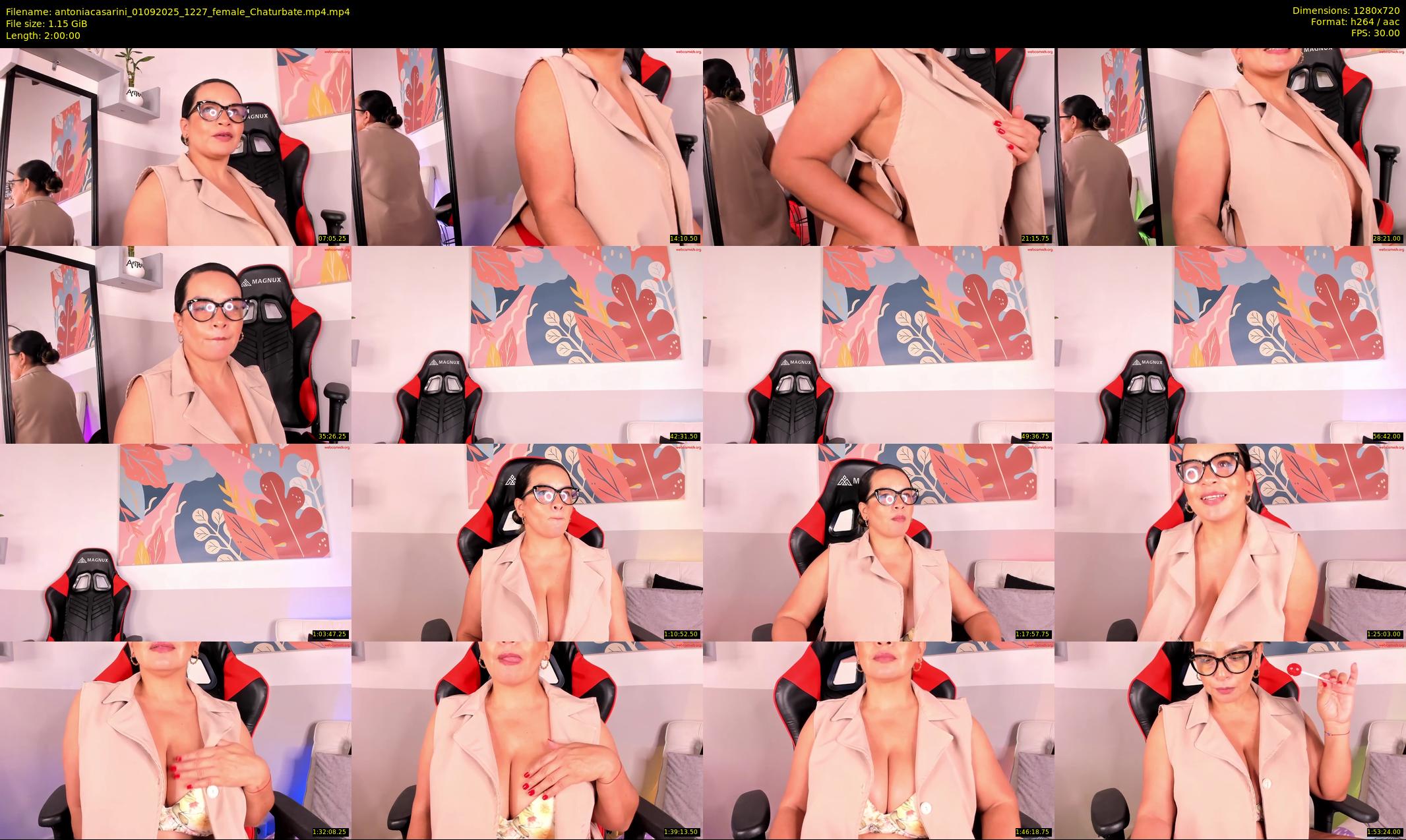antoniacasarini — 120 minute Chaturbate female cam show recording, 720p, Sep 1, 2025
