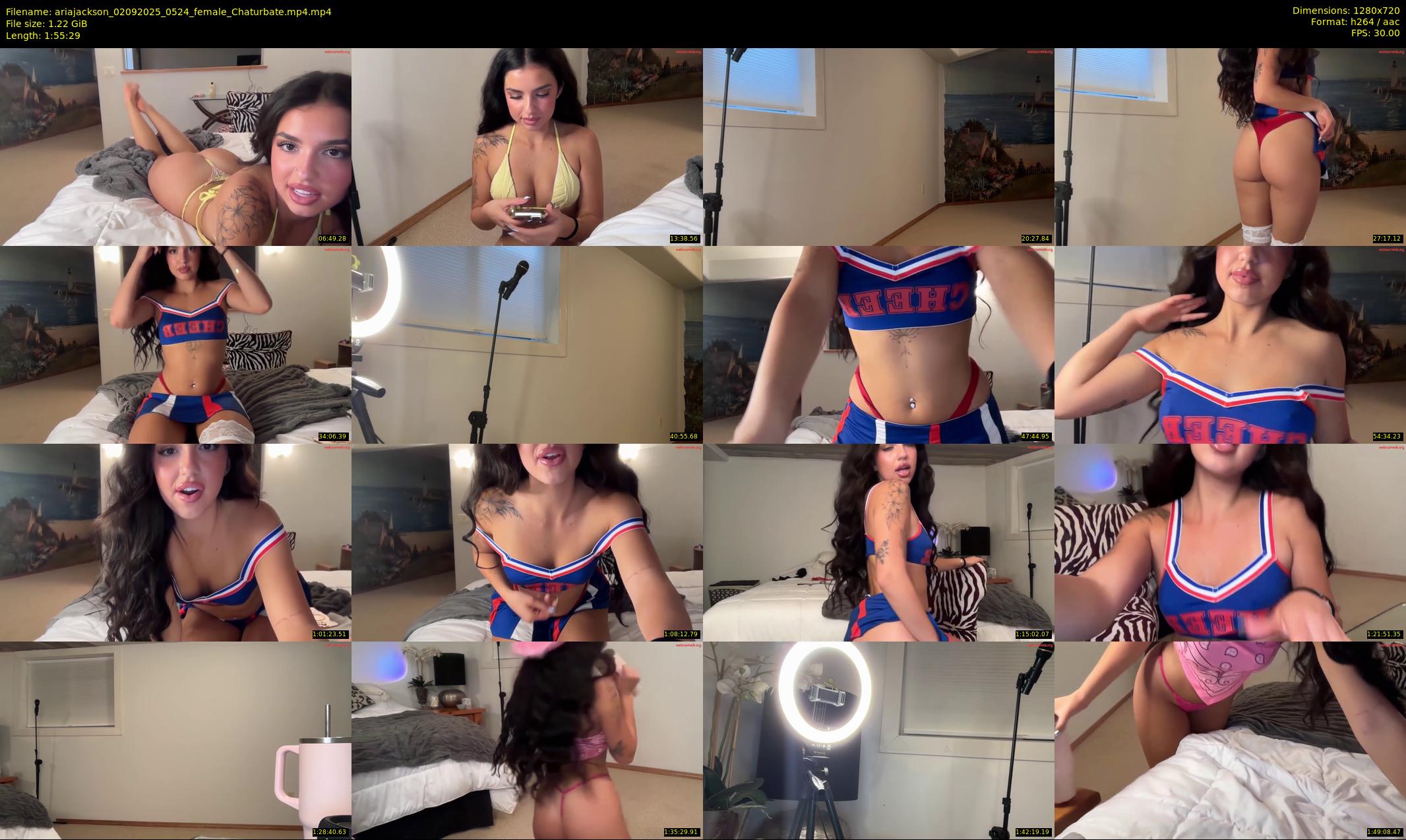 ariajackson — 116 minute Chaturbate female cam show recording, 720p, Sep 2, 2025