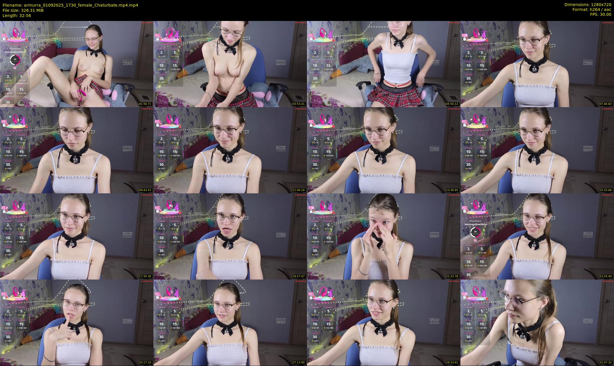 armurra — 33 minute Chaturbate female cam show recording, 720p, Sep 1, 2025