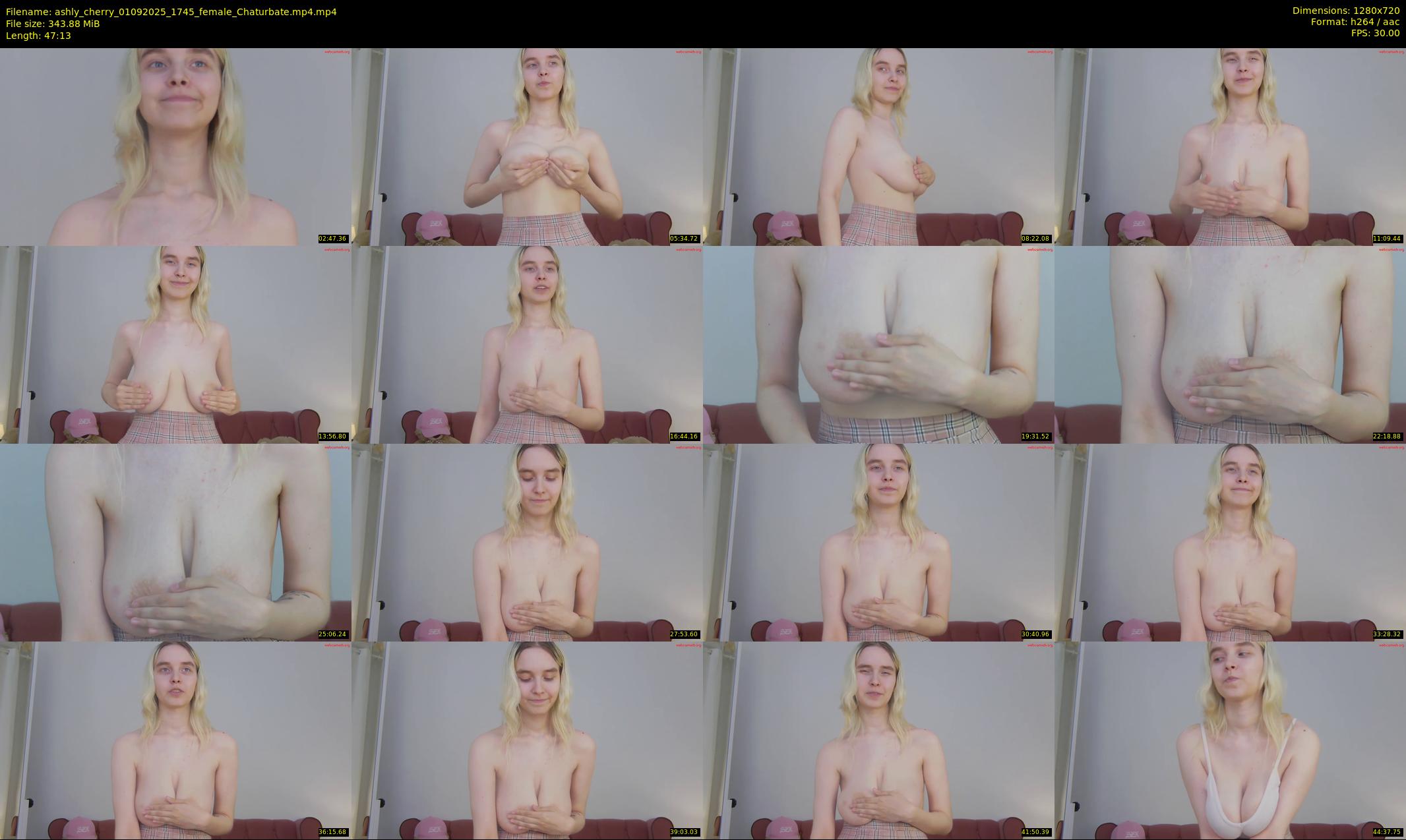 ashly_cherry — 48 minute Chaturbate female cam show recording, 720p, Sep 1, 2025
