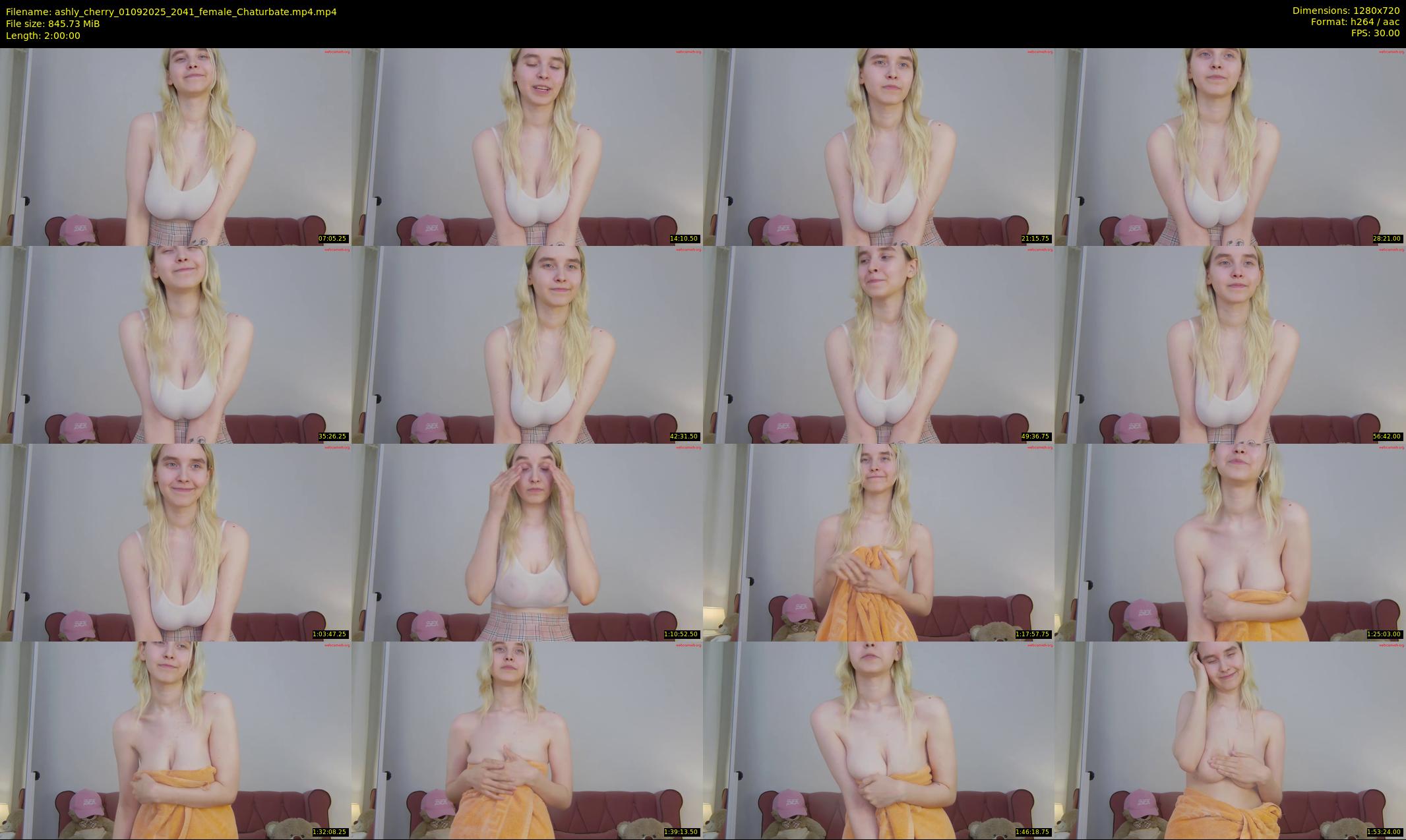 ashly_cherry — 120 minute Chaturbate female cam show recording, 720p, Sep 1, 2025