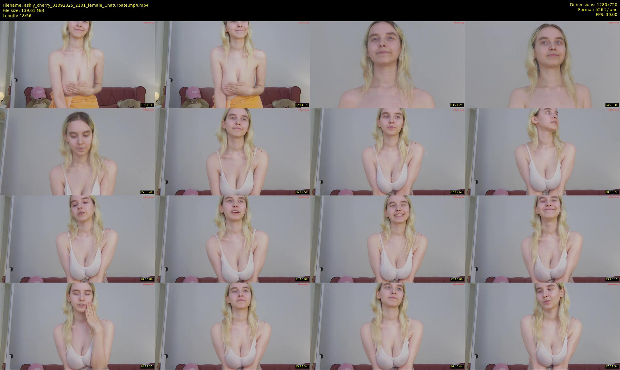 ashly_cherry — 19 minute Chaturbate female cam show recording, 720p, Sep 1, 2025