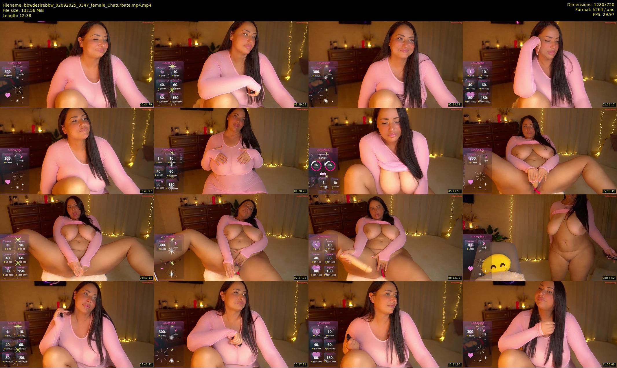 bbwdesirebbw — 13 minute Chaturbate female cam show recording, 720p, Sep 2, 2025