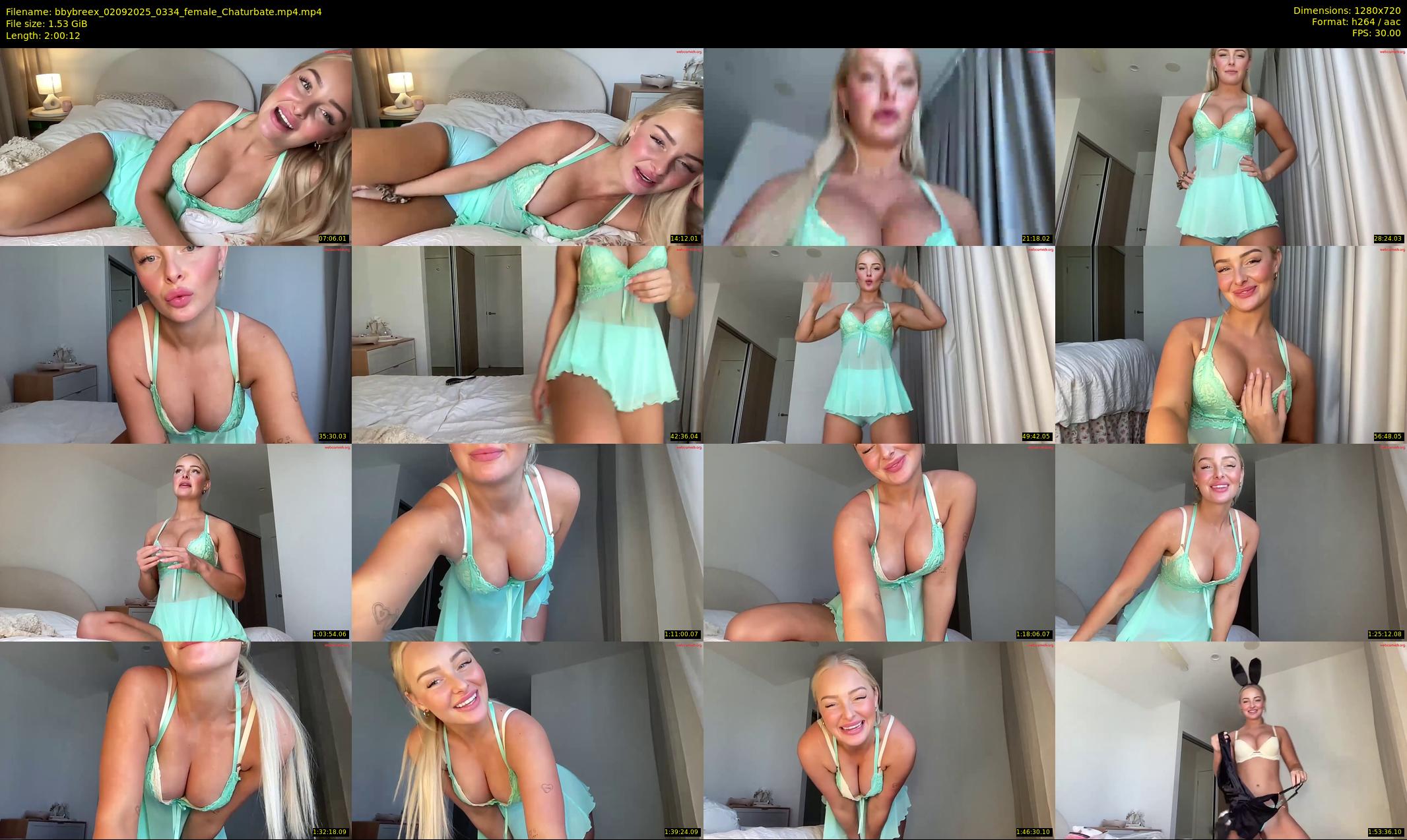 bbybreex — 121 minute Chaturbate female cam show recording, 720p, Sep 2, 2025
