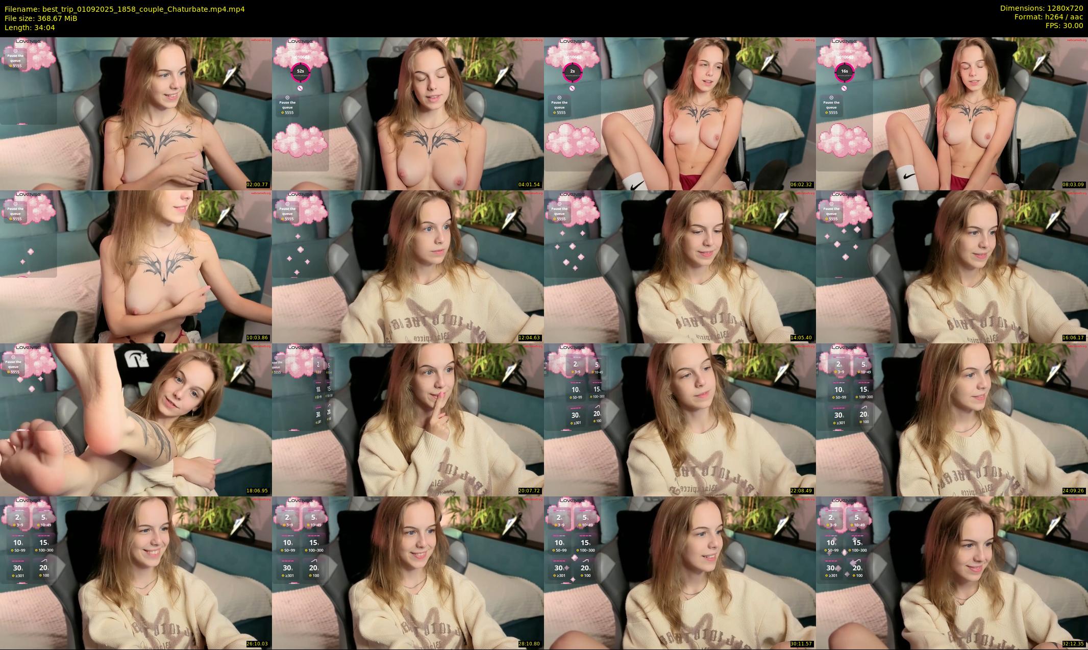 best_trip — 35 minute Chaturbate couple cam show recording, 720p, Sep 1, 2025