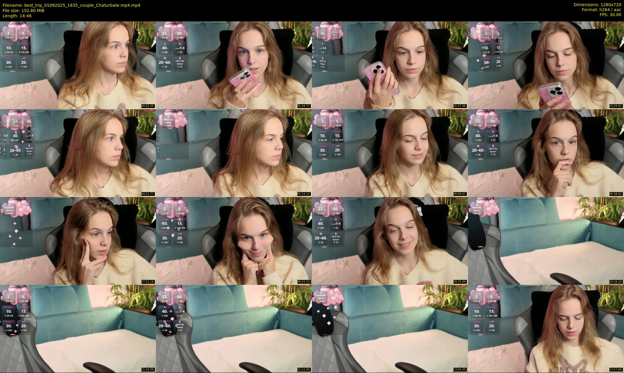 best_trip — 15 minute Chaturbate couple cam show recording, 720p, Sep 1, 2025