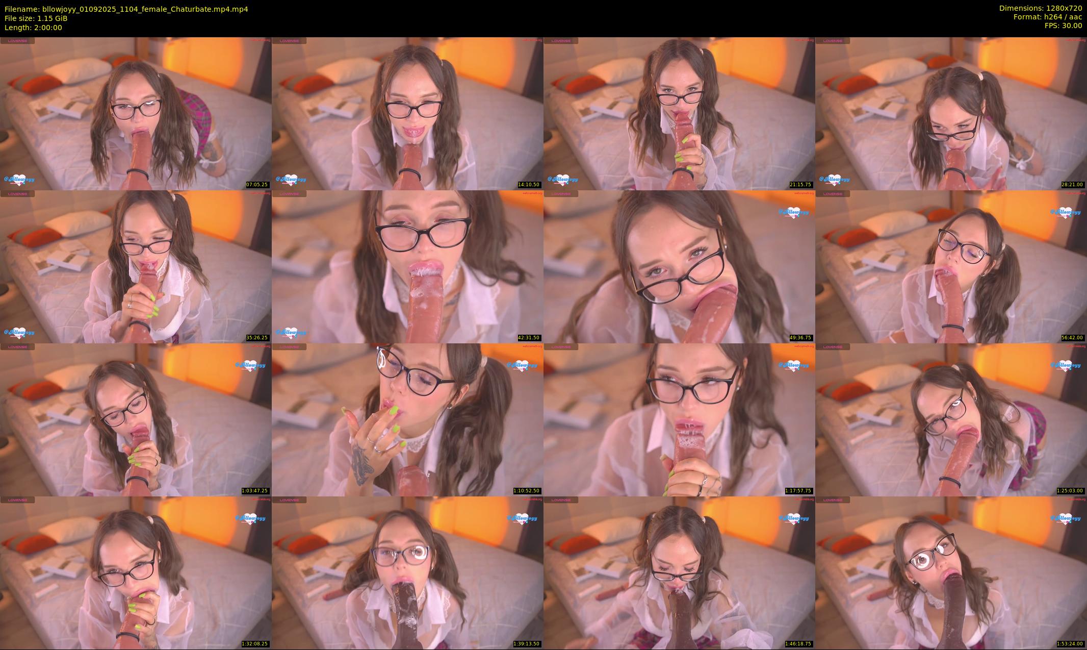 bllowjoyy — 120 minute Chaturbate female cam show recording, 720p, Sep 1, 2025