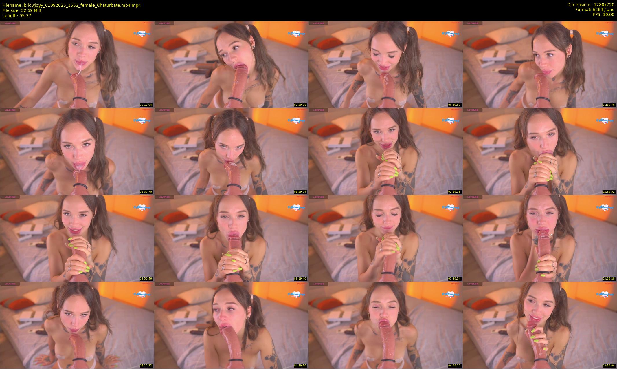 bllowjoyy — 6 minute Chaturbate female cam show recording, 720p, Sep 1, 2025
