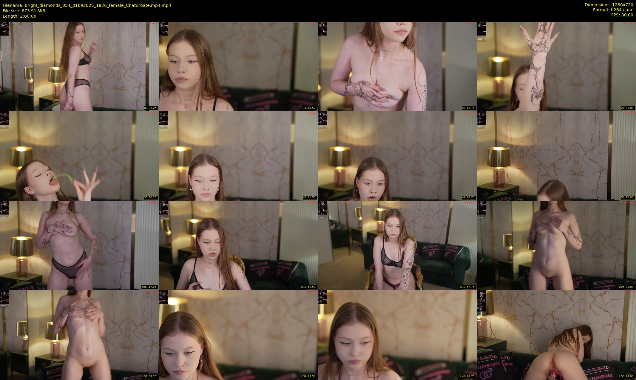 bright_diamonds_054 — 120 minute Chaturbate couple cam show recording, 720p, Sep 1, 2025