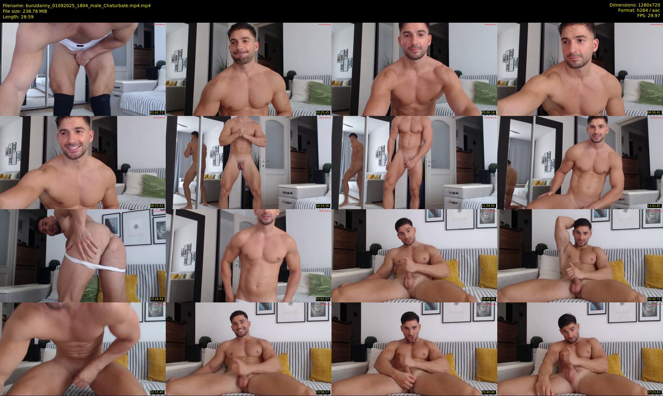 bunzdanny — 29 minute Chaturbate male cam show recording, 720p, Sep 1, 2025