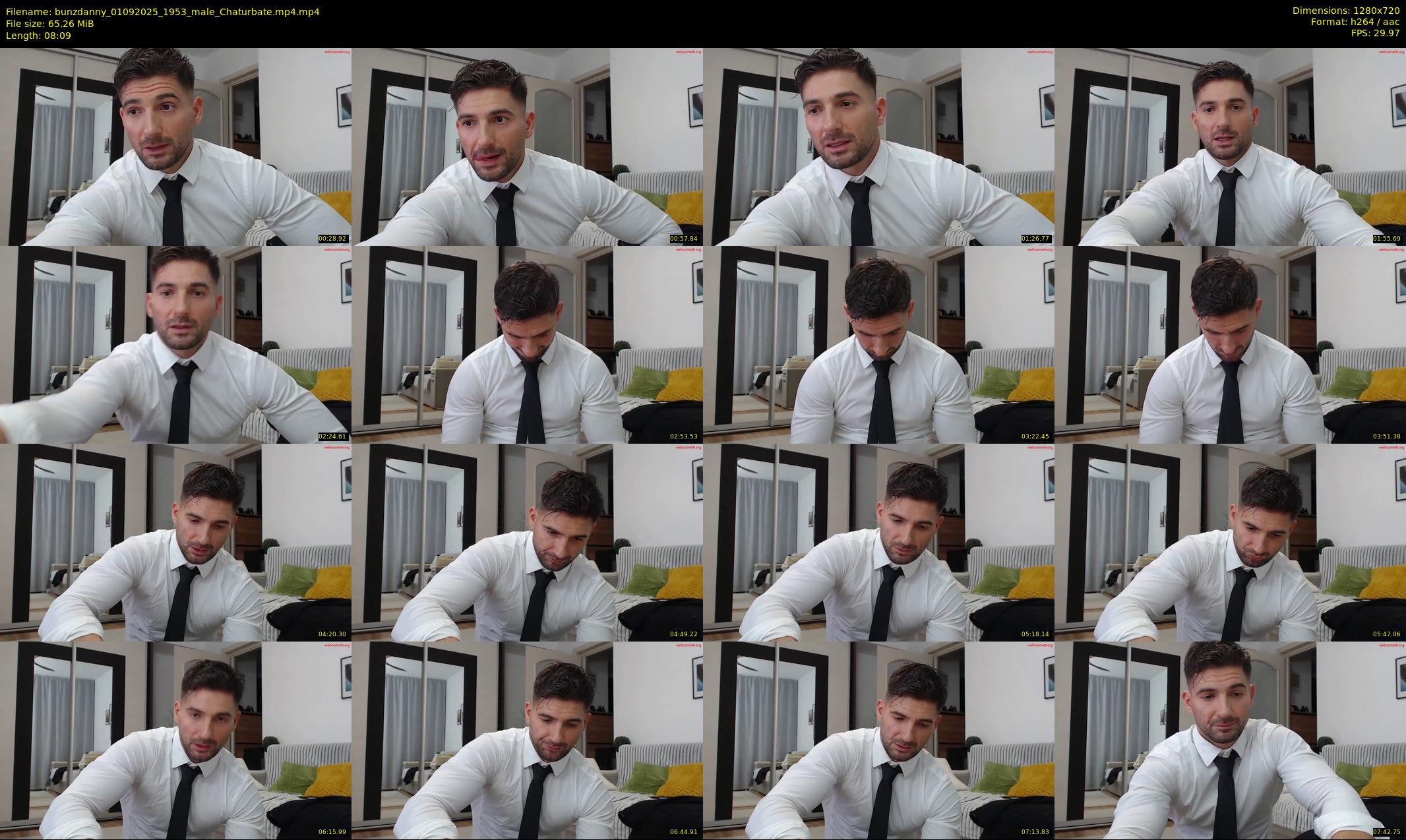 bunzdanny — 9 minute Chaturbate male cam show recording, 720p, Sep 1, 2025