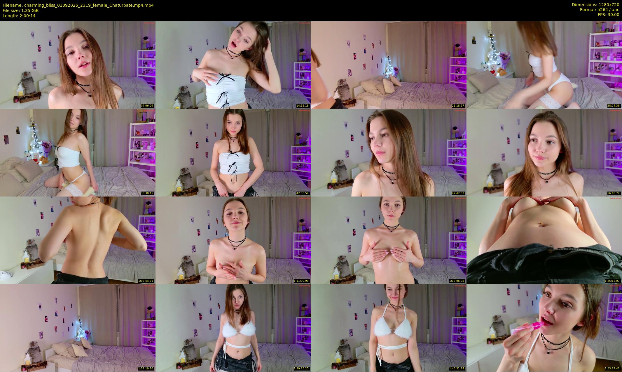 charming_bliss — 121 minute Chaturbate female cam show recording, 720p, Sep 1, 2025