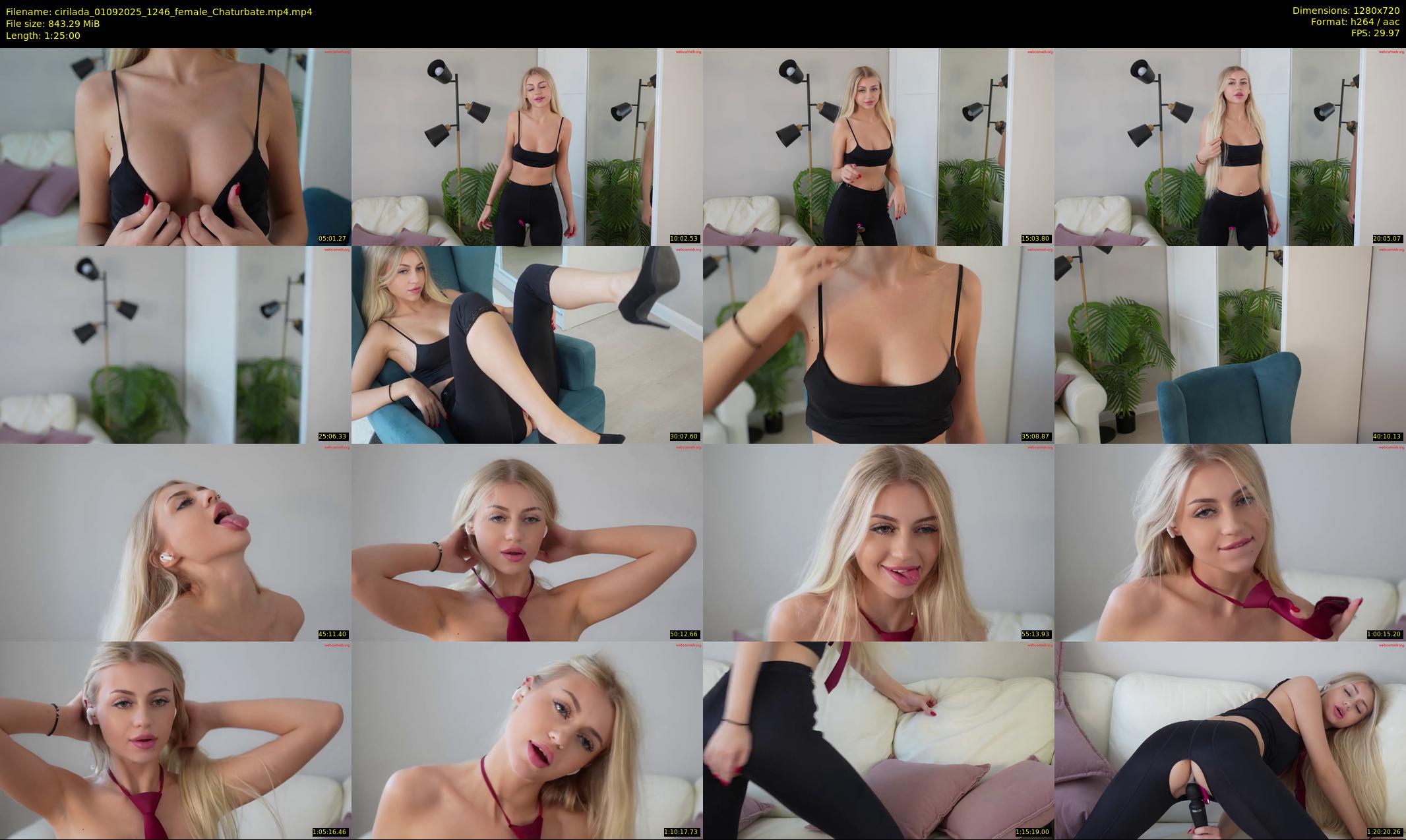 cirilada — 85 minute Chaturbate female cam show recording, 720p, Sep 1, 2025