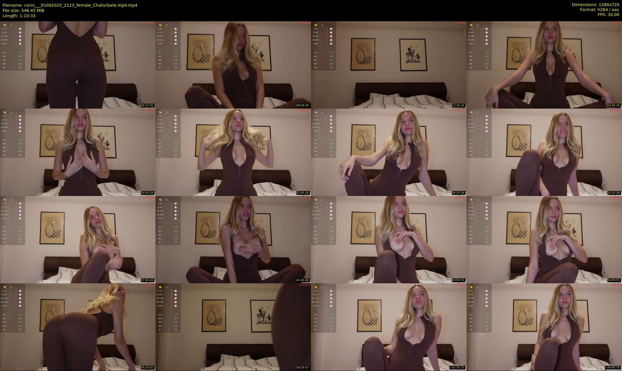 corni__ — 71 minute Chaturbate female cam show recording, 720p, Sep 1, 2025