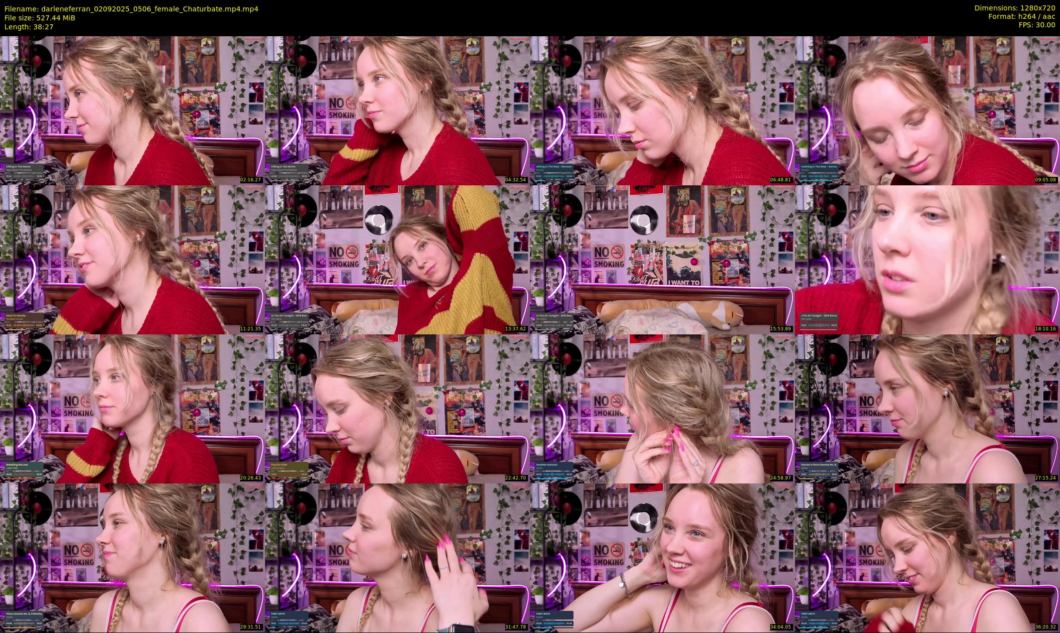 darleneferran — 39 minute Chaturbate female cam show recording, 720p, Sep 2, 2025