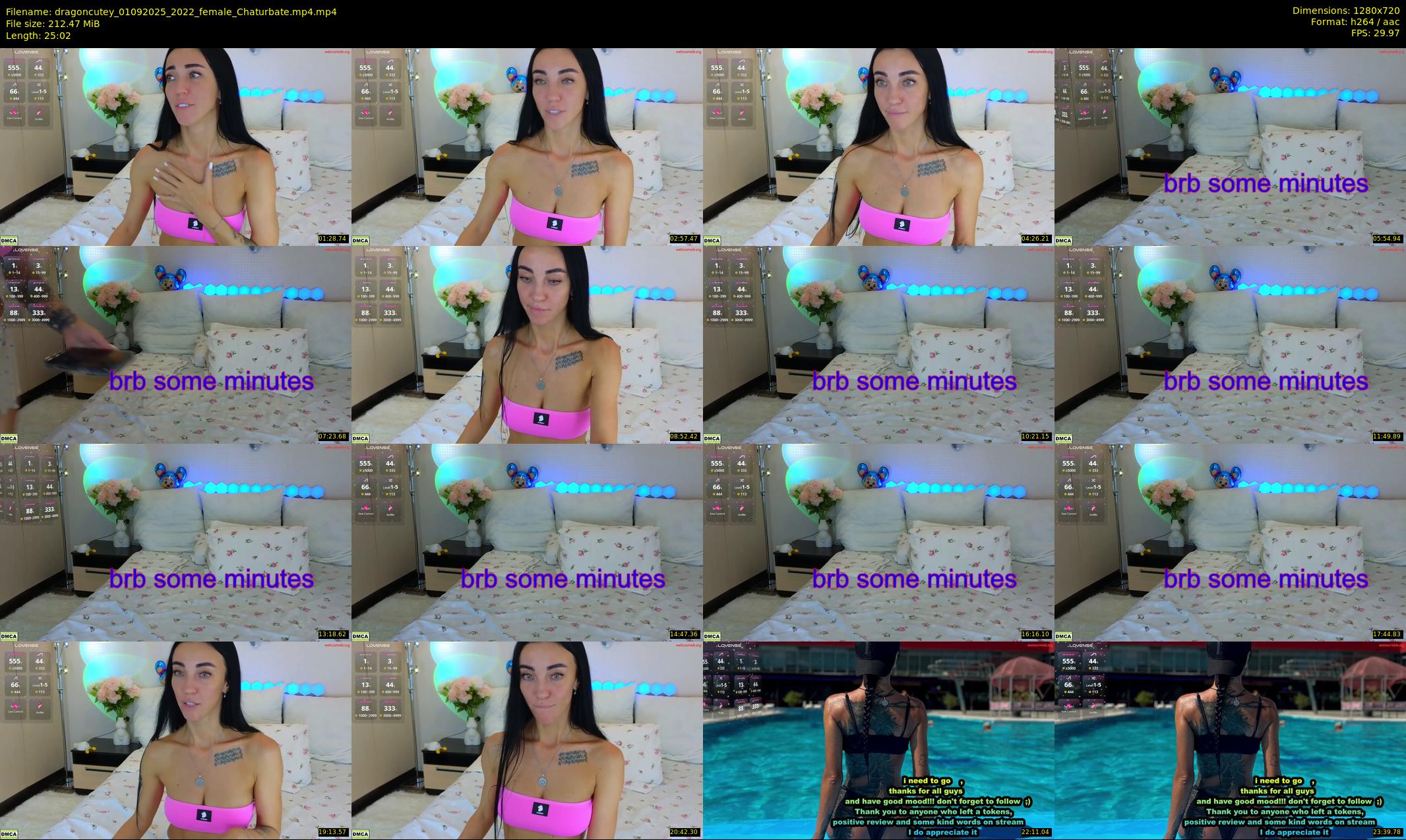 dragoncutey — 26 minute Chaturbate female cam show recording, 720p, Sep 1, 2025