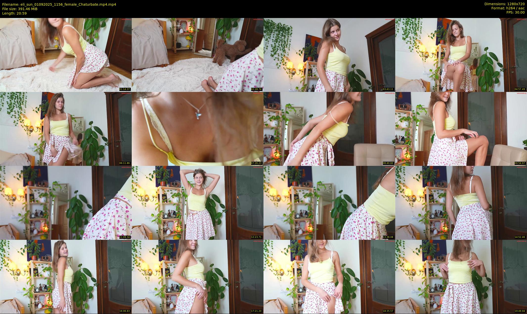 eli_sun — 21 minute Chaturbate female cam show recording, 720p, Sep 1, 2025