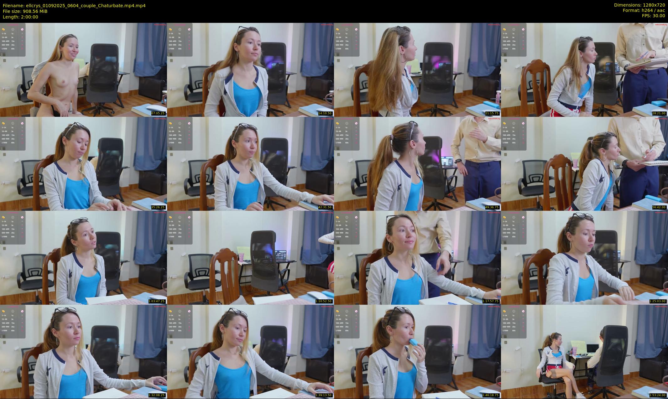 ellcrys — 120 minute Chaturbate couple cam show recording, 720p, Sep 1, 2025