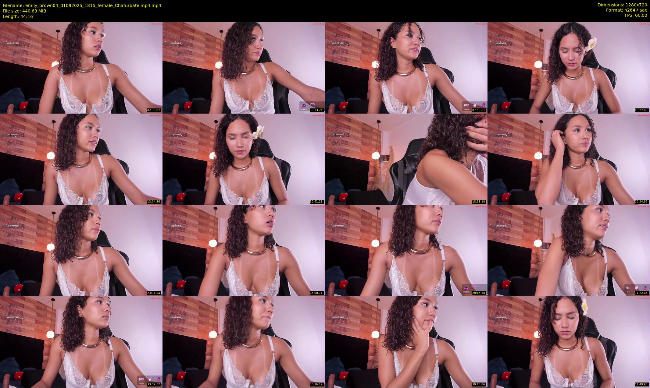 emily_brown04 — 45 minute Chaturbate female cam show recording, 720p, Sep 1, 2025