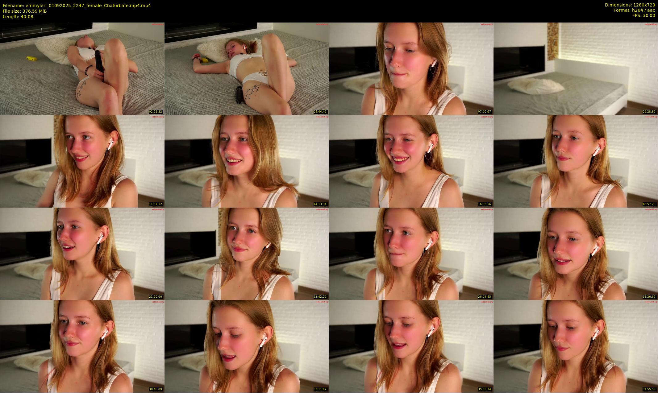 emmyleri — 41 minute Chaturbate female cam show recording, 720p, Sep 1, 2025
