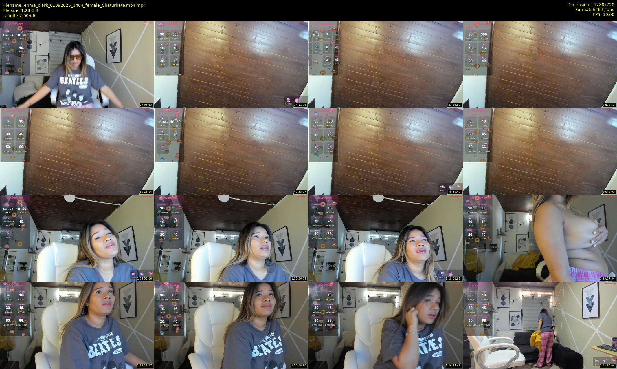 enma_clark — 121 minute Chaturbate female cam show recording, 720p, Sep 1, 2025