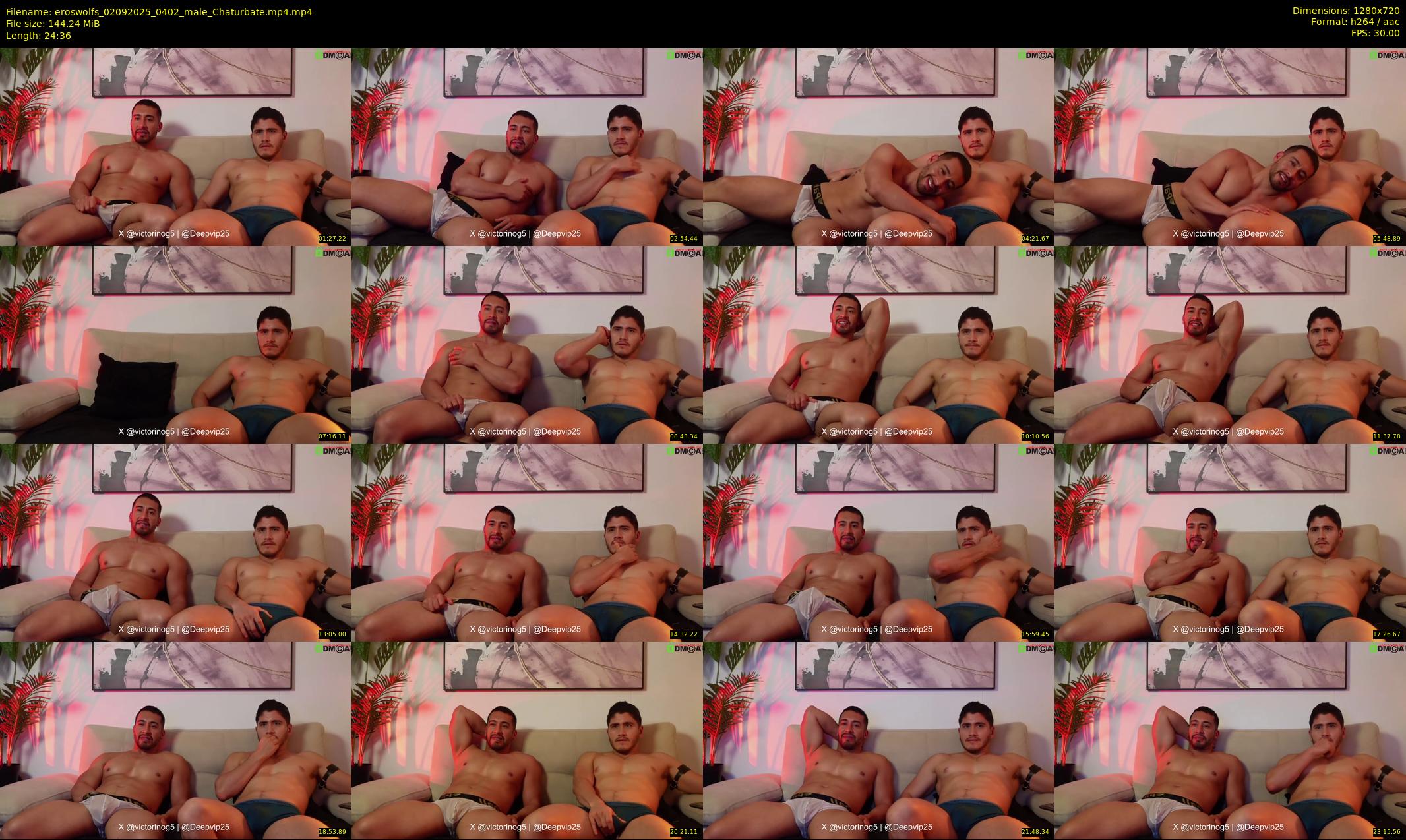 eroswolfs — 25 minute Chaturbate male cam show recording, 720p, Sep 2, 2025