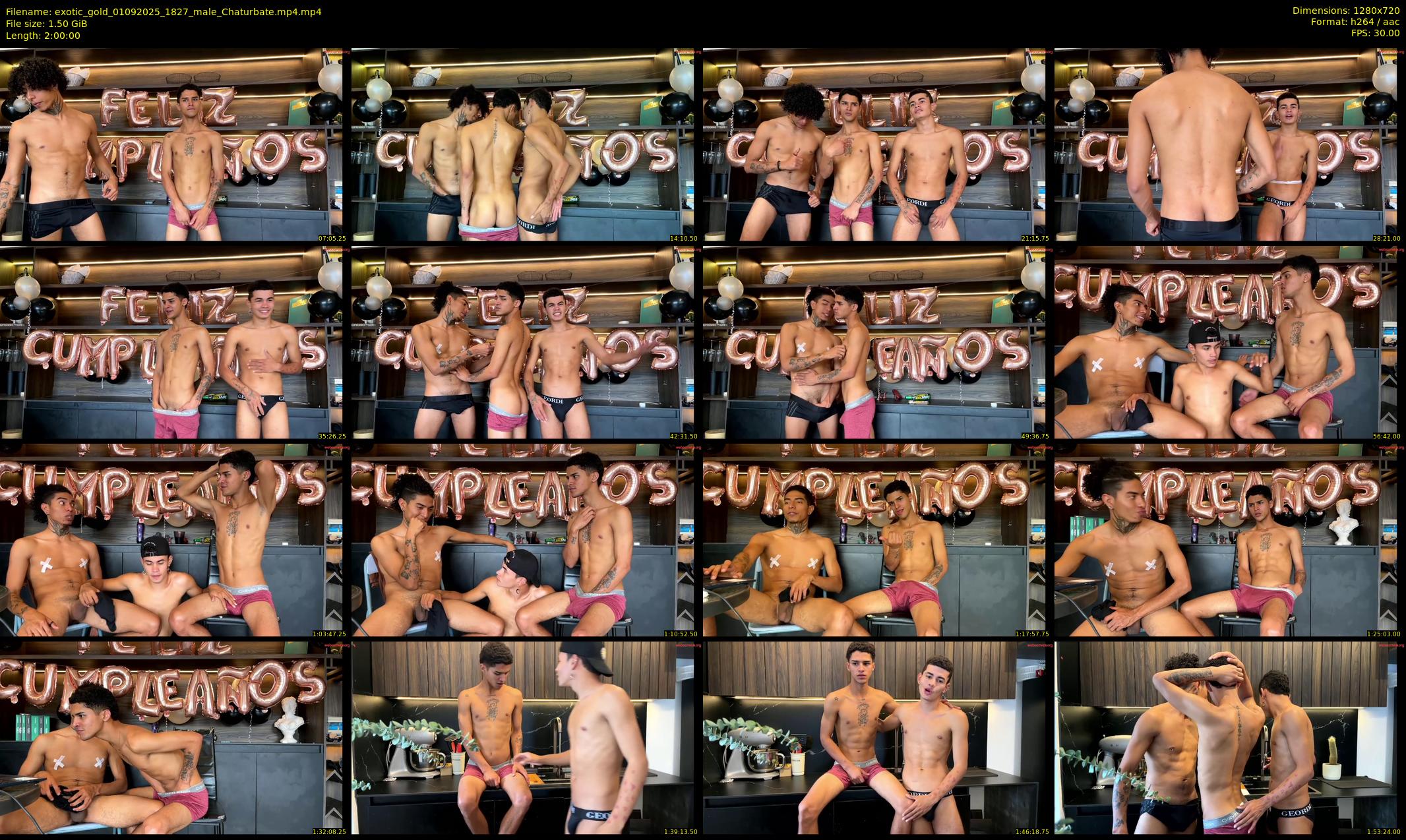 exotic_gold — 120 minute Chaturbate male cam show recording, 720p, Sep 1, 2025