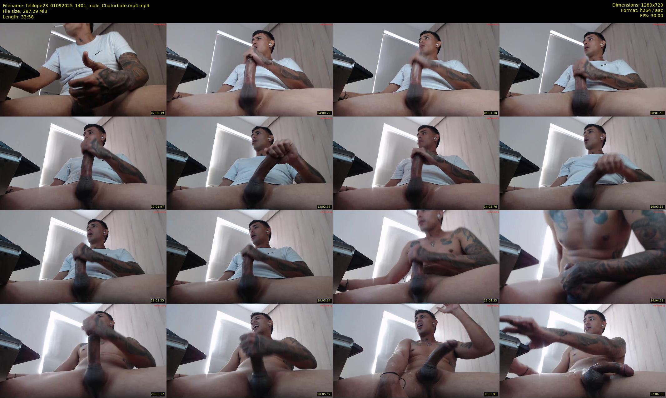 felilope23 — 34 minute Chaturbate male cam show recording, 720p, Sep 1, 2025