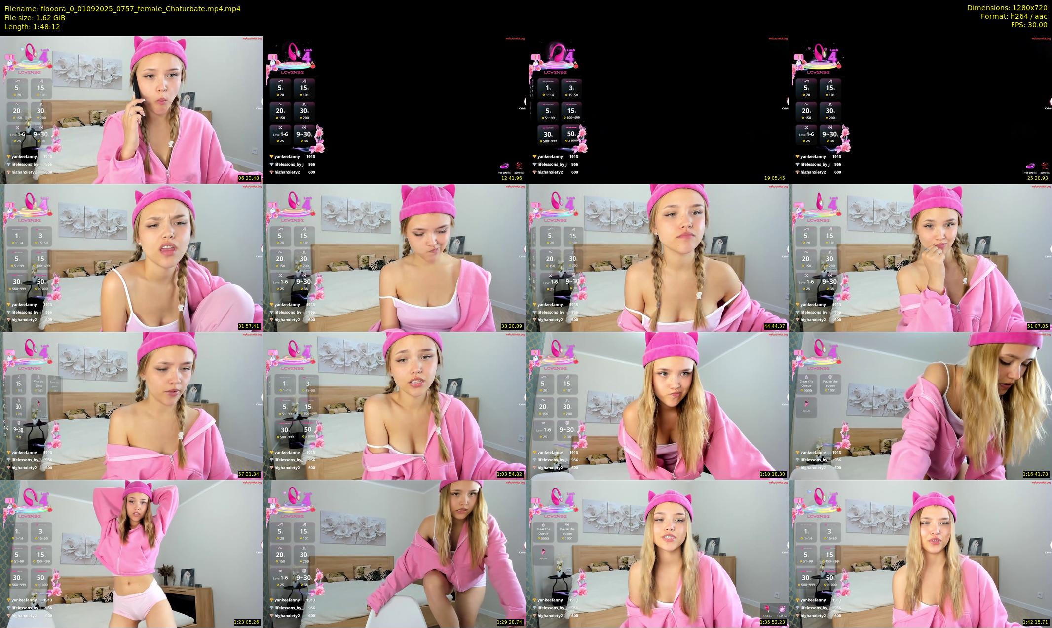 flooora_0 — 109 minute Chaturbate couple cam show recording, 720p, Sep 1, 2025