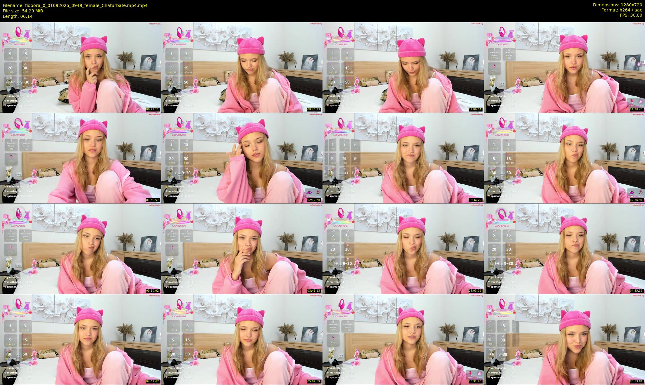 flooora_0 — 7 minute Chaturbate couple cam show recording, 720p, Sep 1, 2025