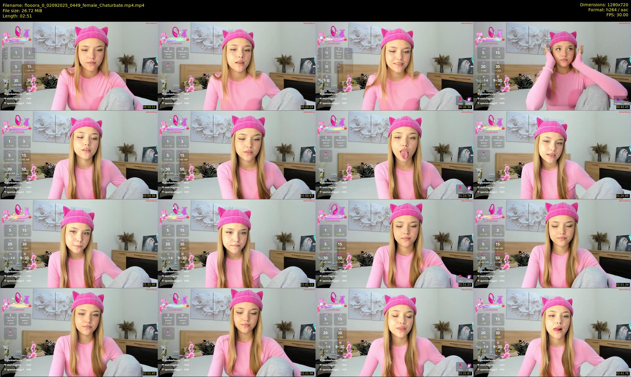 flooora_0 — 3 minute Chaturbate couple cam show recording, 720p, Sep 2, 2025