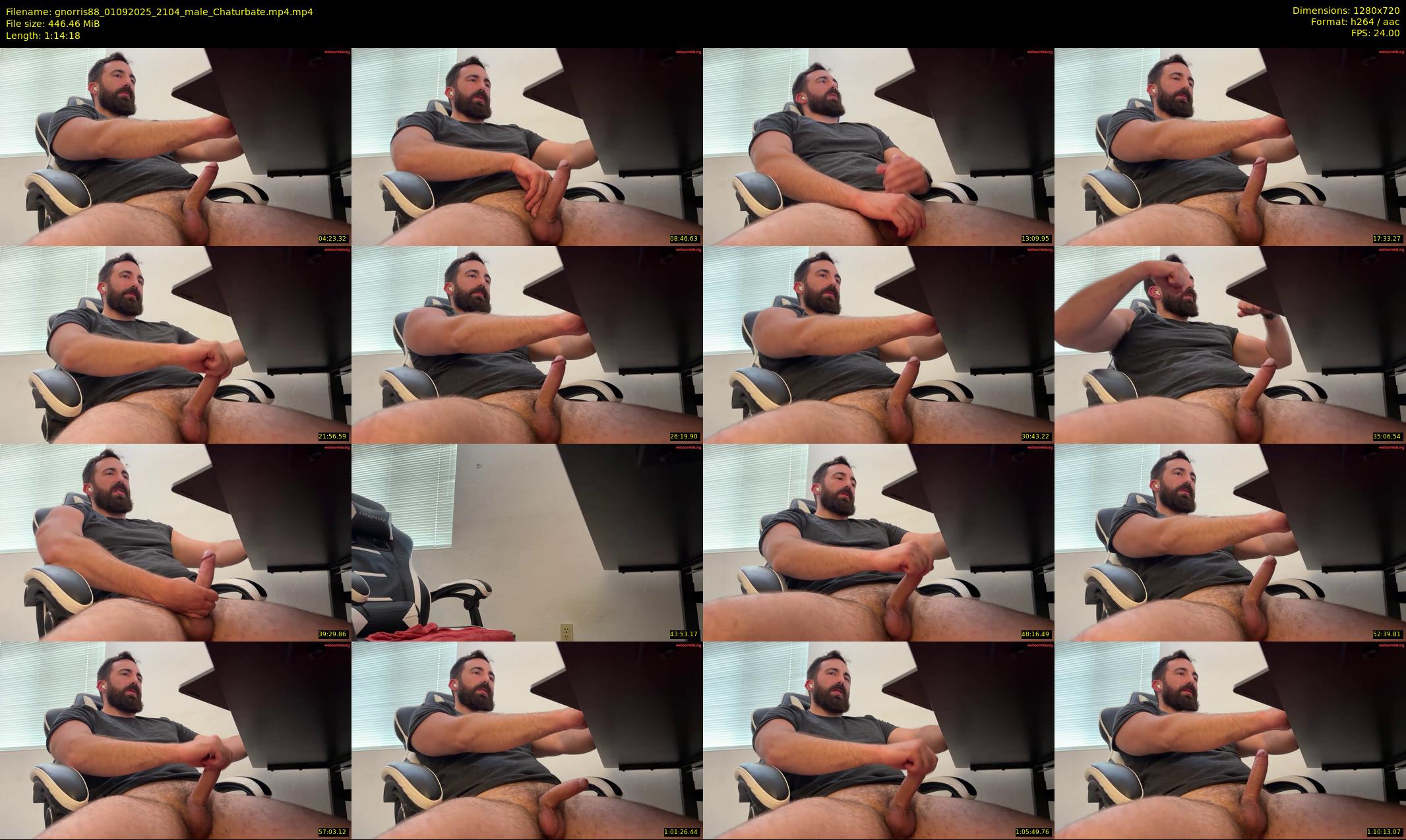 gnorris88 — 75 minute Chaturbate male cam show recording, 720p, Sep 1, 2025