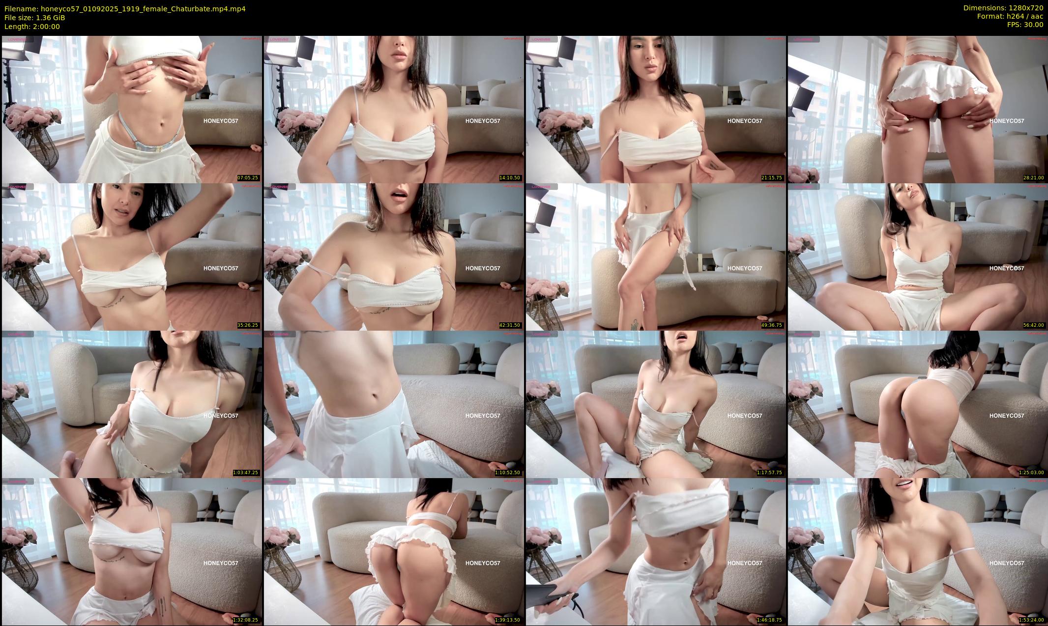 honeyco57 — 120 minute Chaturbate female cam show recording, 720p, Sep 1, 2025