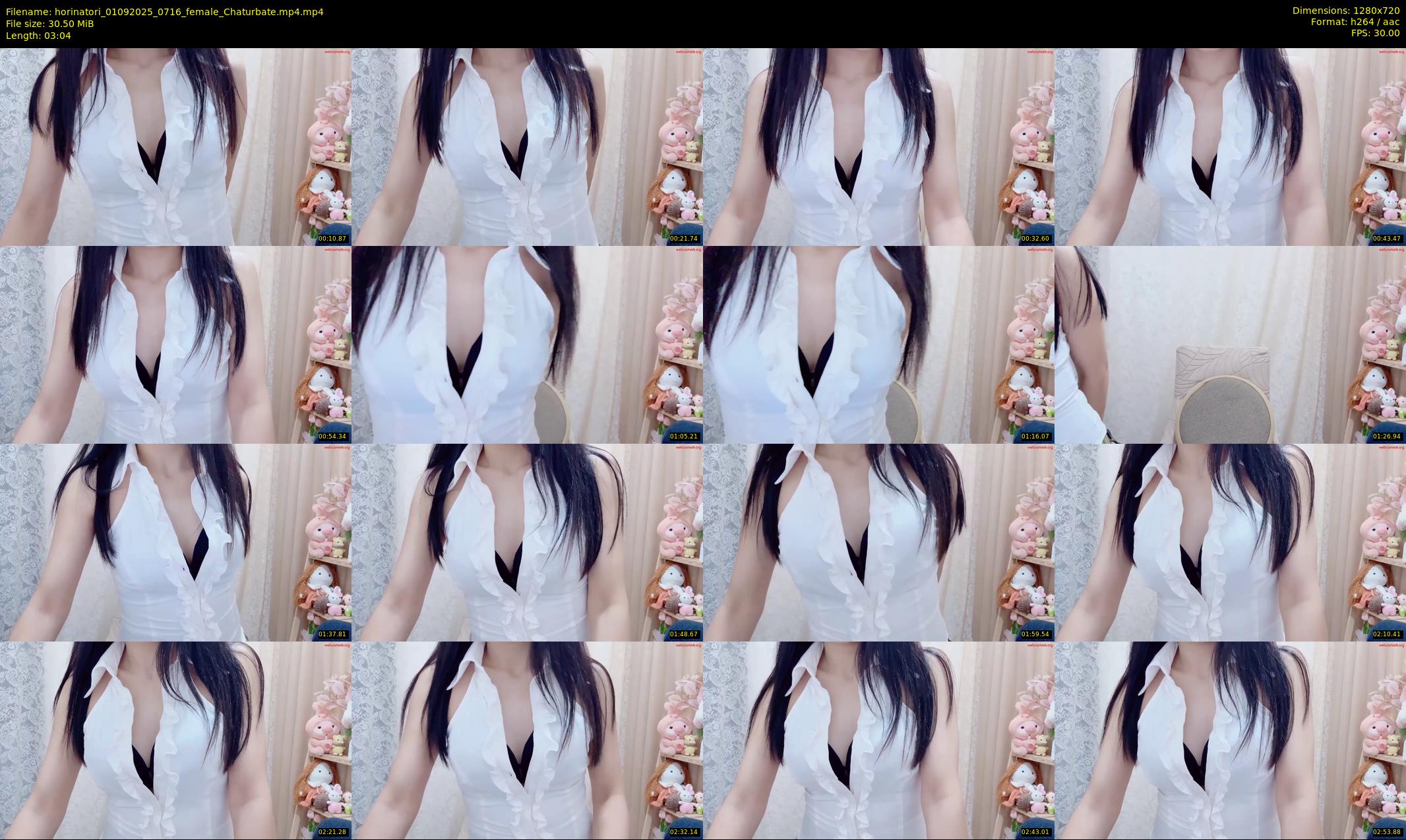 horinatori — 4 minute Chaturbate female cam show recording, 720p, Sep 1, 2025