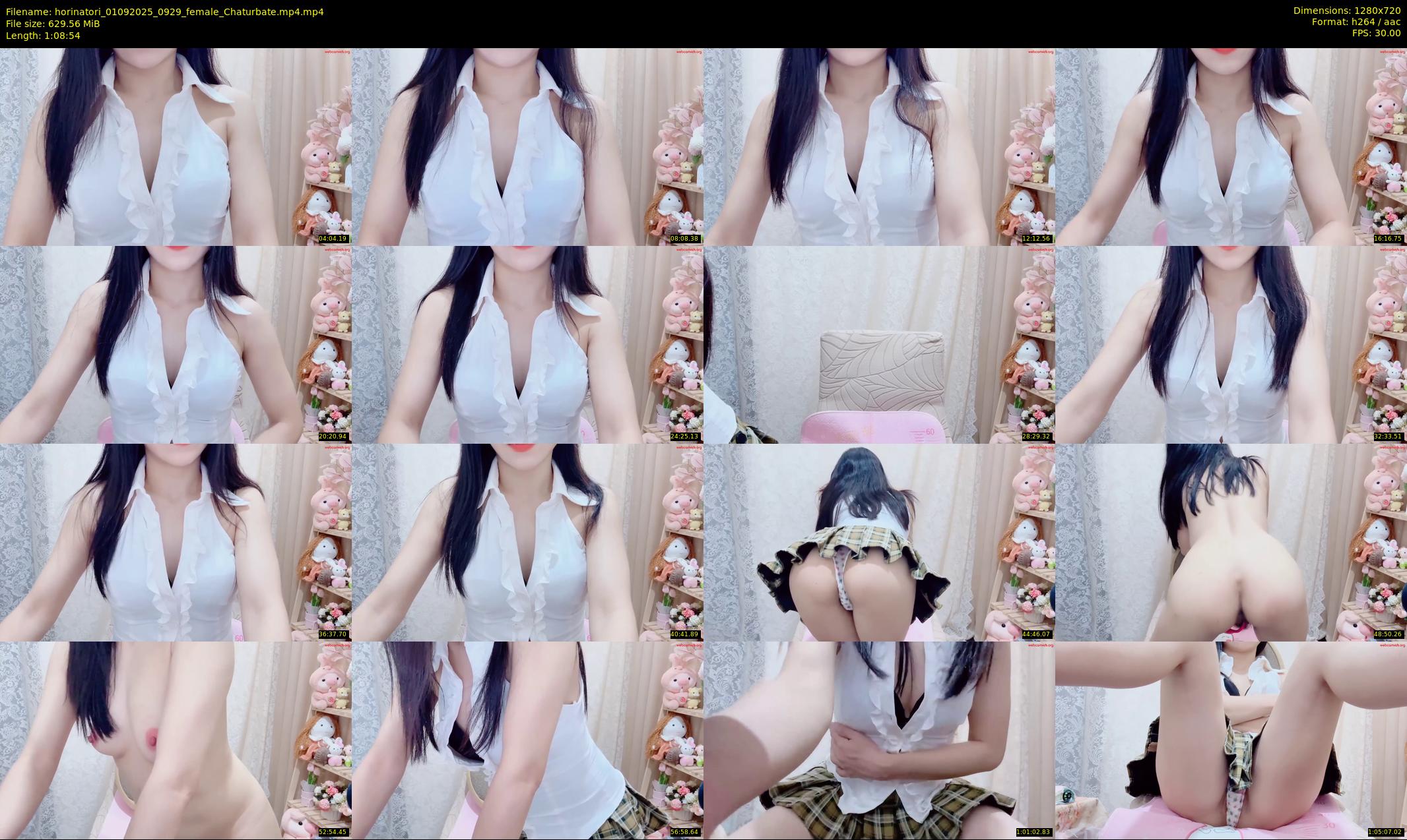 horinatori — 69 minute Chaturbate female cam show recording, 720p, Sep 1, 2025