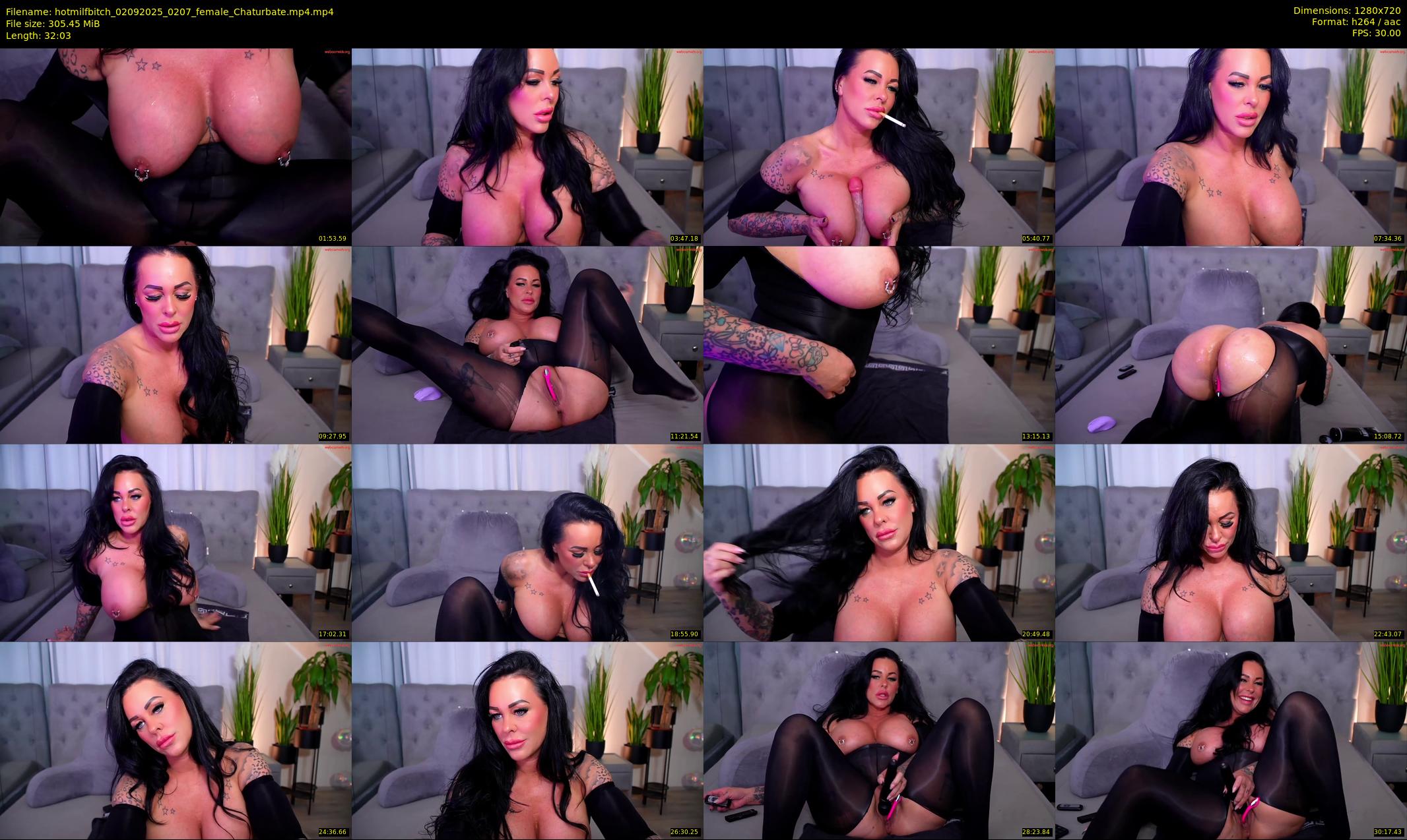 hotmilfbitch — 33 minute Chaturbate female cam show recording, 720p, Sep 2, 2025