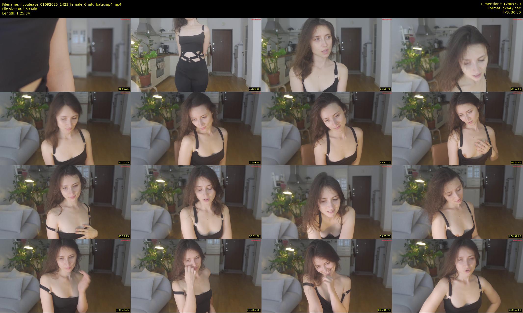 ifyouleave — 86 minute Chaturbate female cam show recording, 720p, Sep 1, 2025