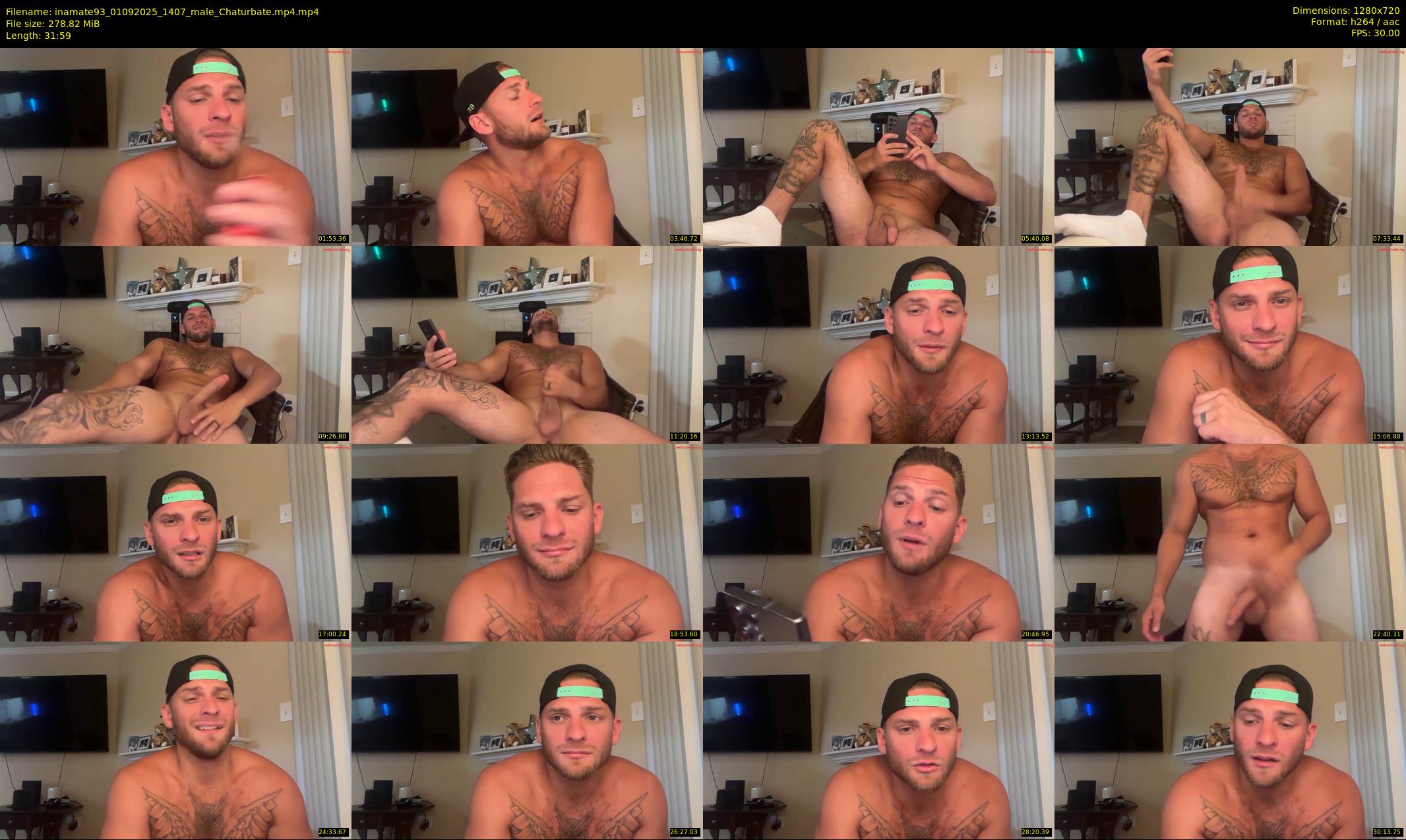 inamate93 — 32 minute Chaturbate male cam show recording, 720p, Sep 1, 2025