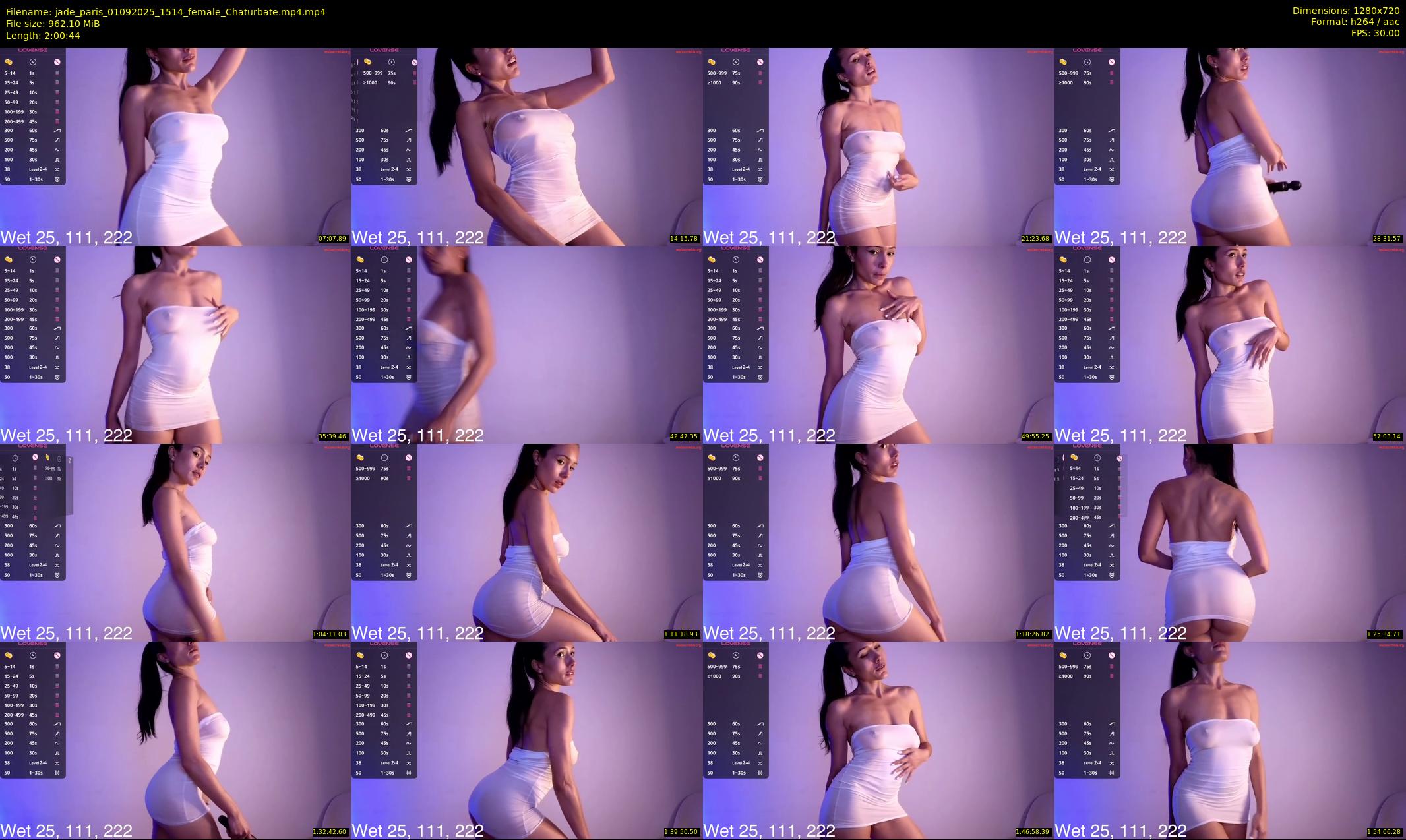 jade_paris — 121 minute Chaturbate female cam show recording, 720p, Sep 1, 2025