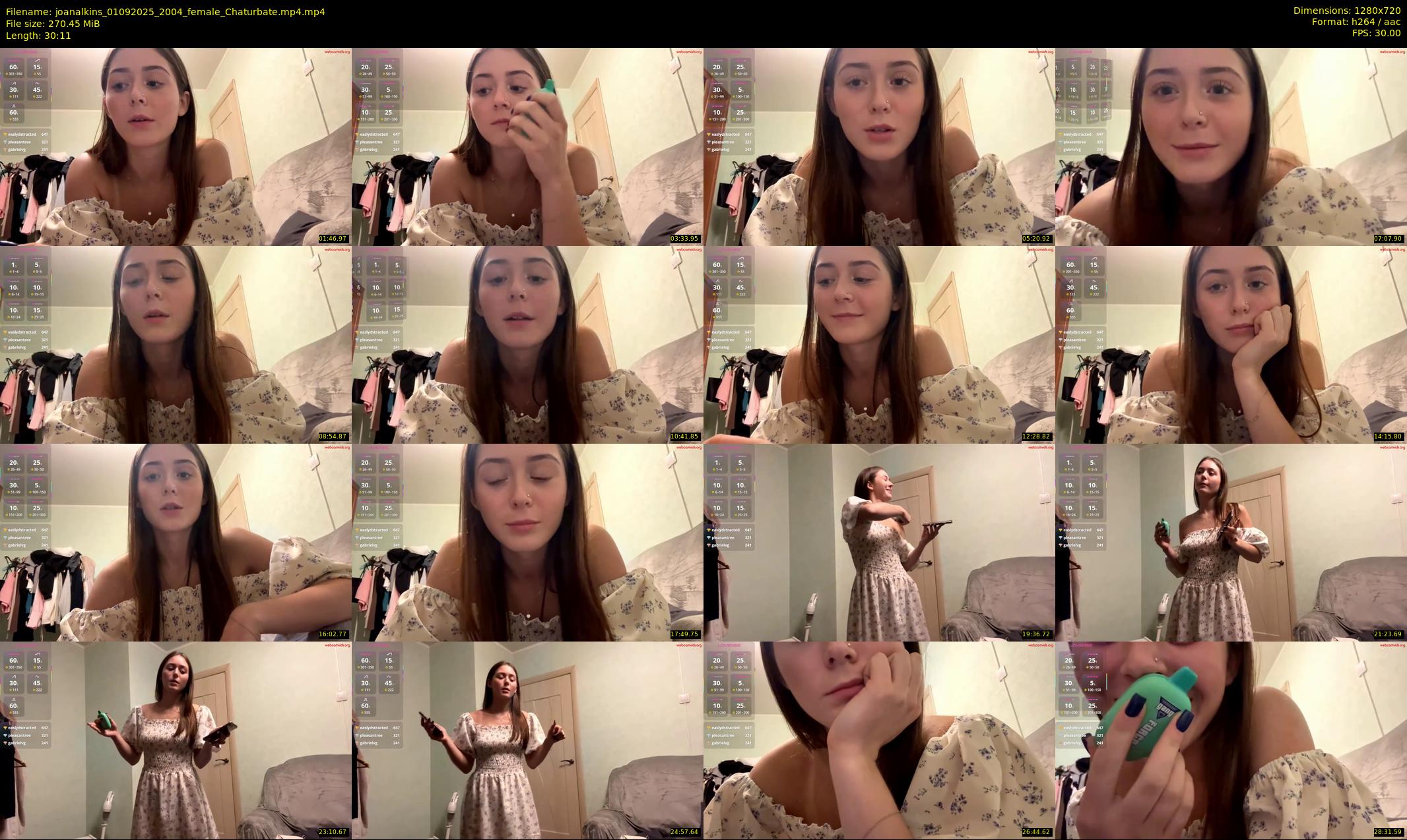 joanalkins — 31 minute Chaturbate female cam show recording, 720p, Sep 1, 2025