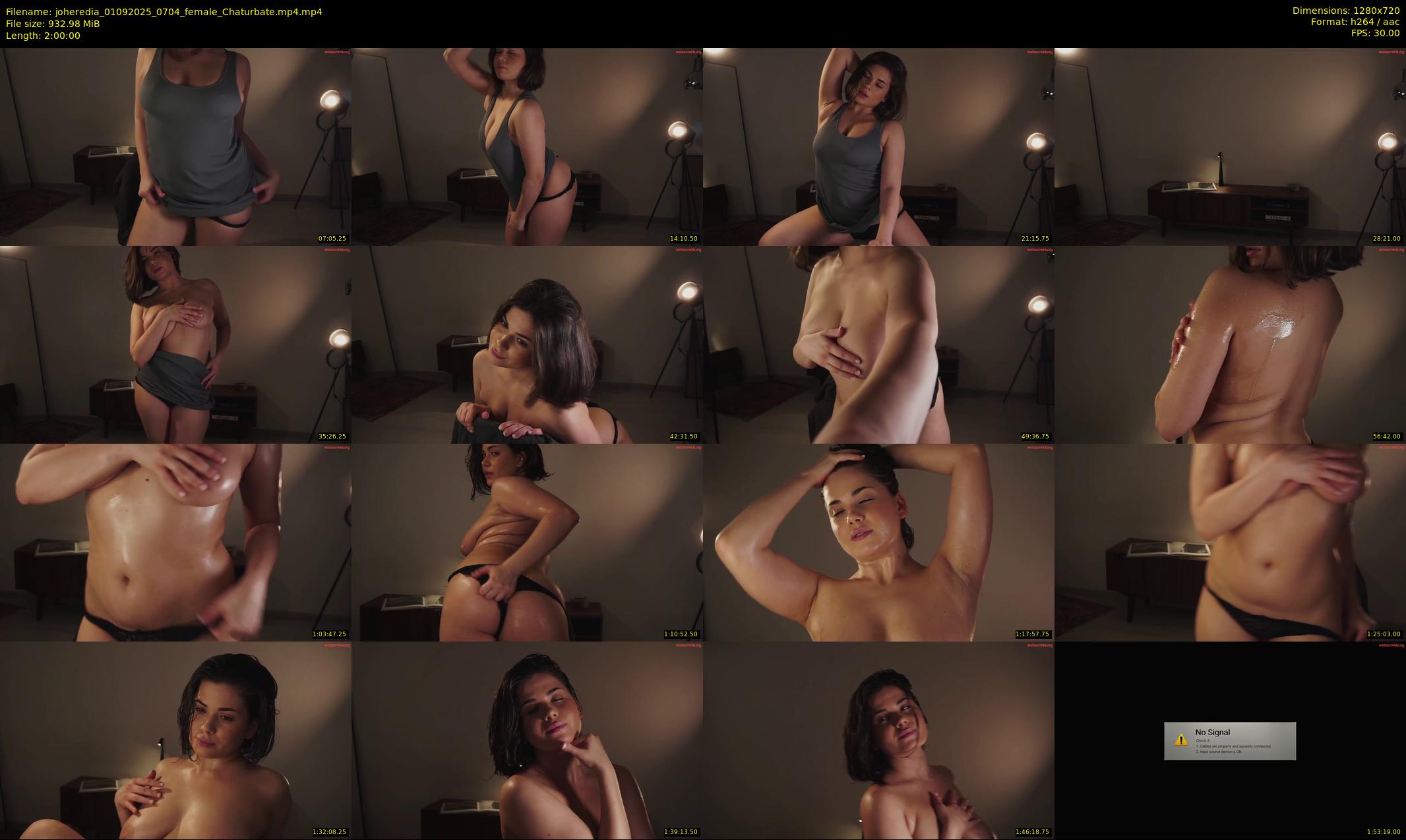 joheredia — 120 minute Chaturbate female cam show recording, 720p, Sep 1, 2025
