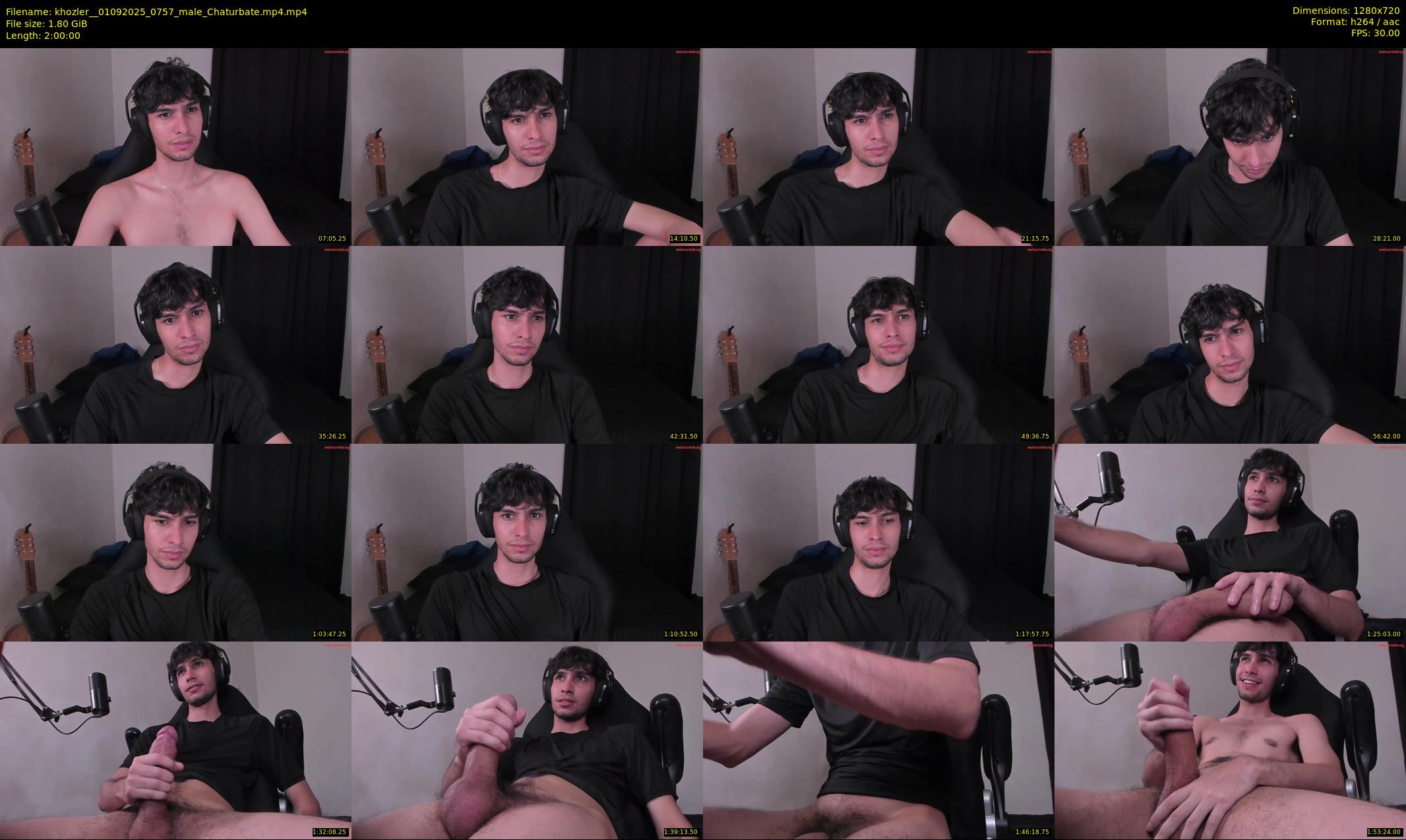 khozler_ — 120 minute Chaturbate male cam show recording, 720p, Sep 1, 2025