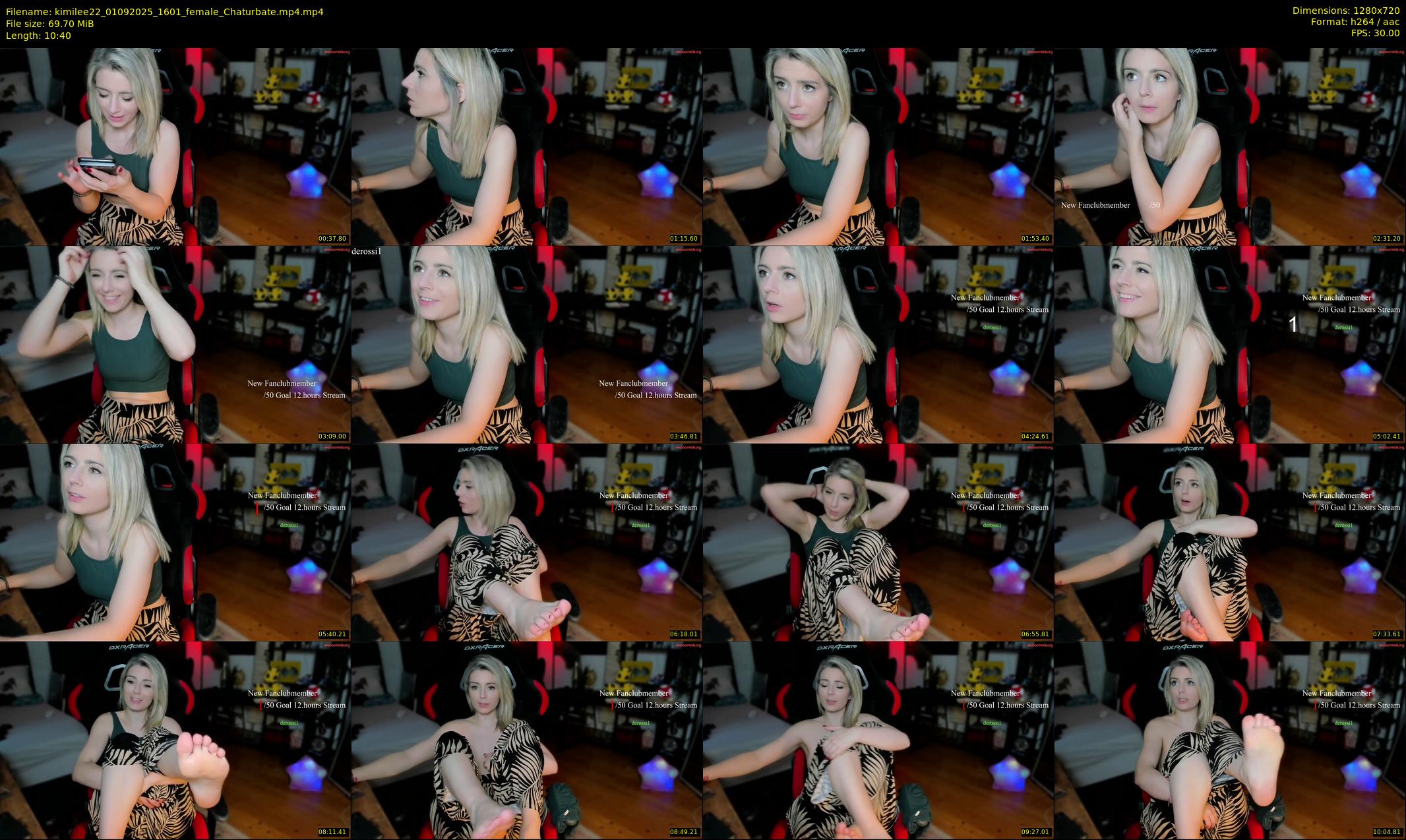kimilee22 — 11 minute Chaturbate female cam show recording, 720p, Sep 1, 2025