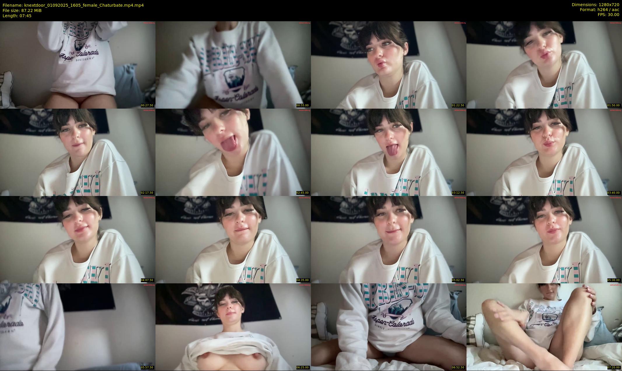 knextdoor — 8 minute Chaturbate female cam show recording, 720p, Sep 1, 2025