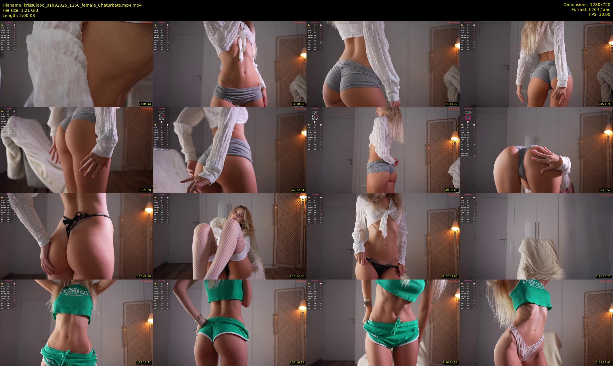 kriss0leoo — 121 minute Chaturbate couple cam show recording, 720p, Sep 1, 2025