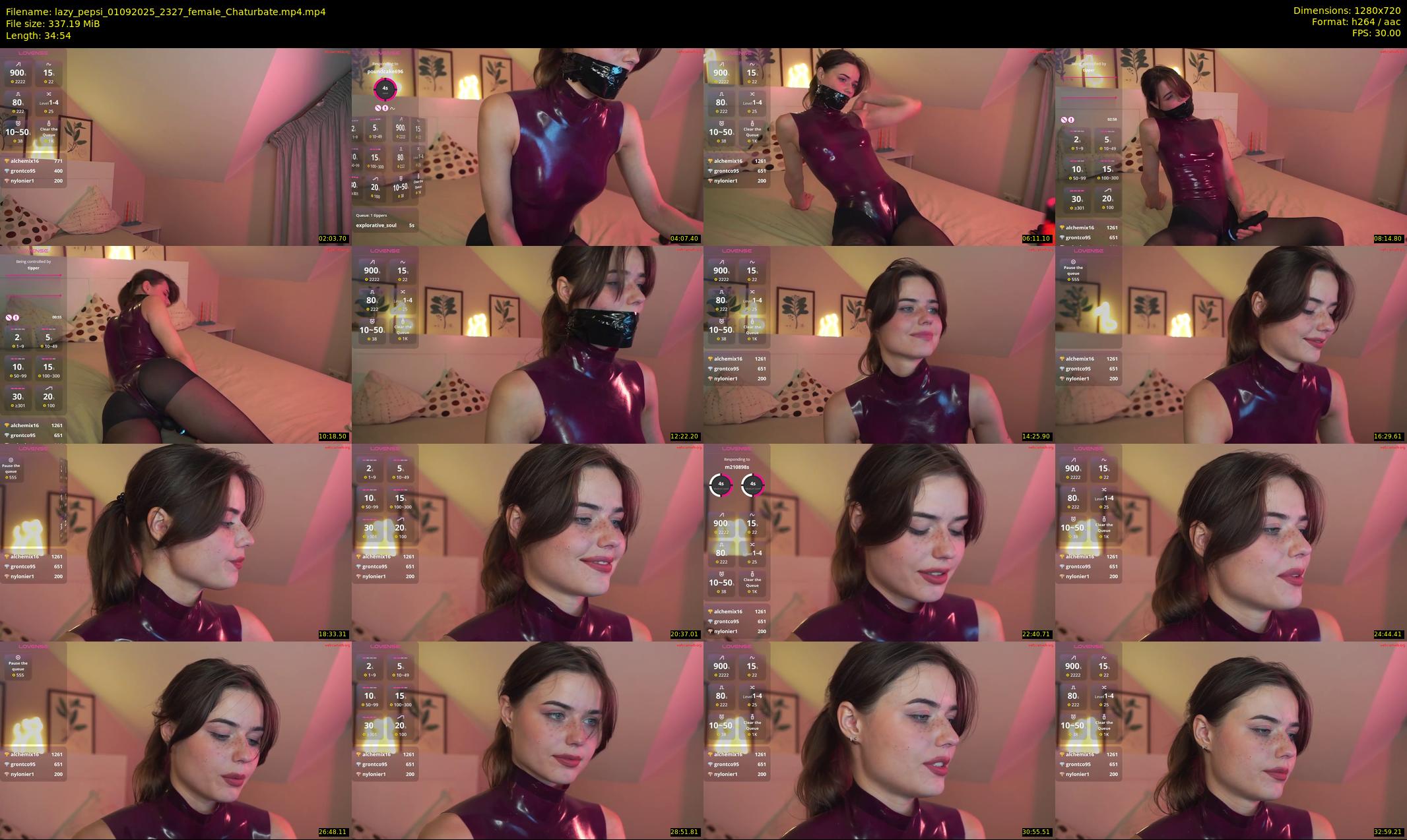 lazy_pepsi — 35 minute Chaturbate female cam show recording, 720p, Sep 1, 2025