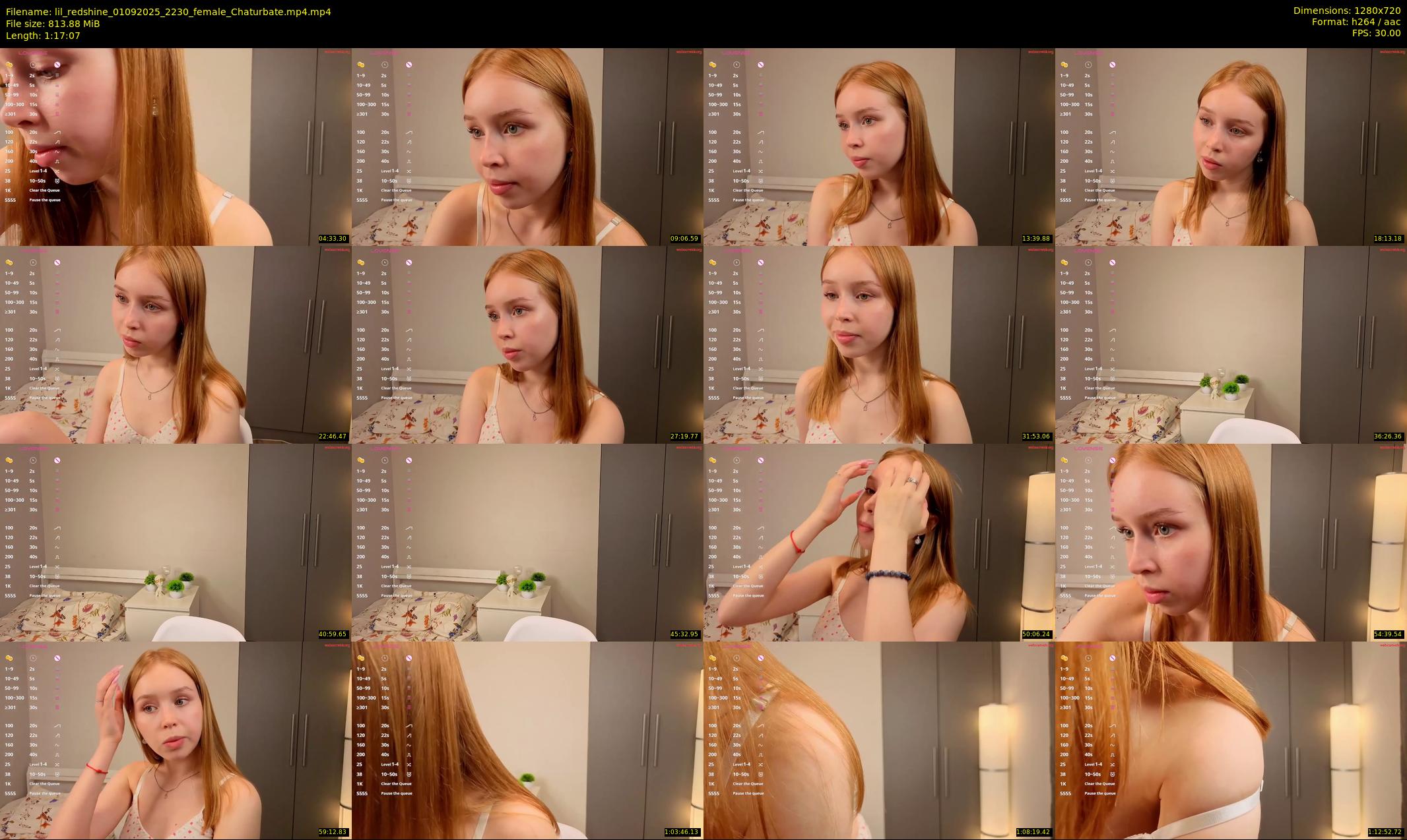 lil_redshine — 78 minute Chaturbate female cam show recording, 720p, Sep 1, 2025