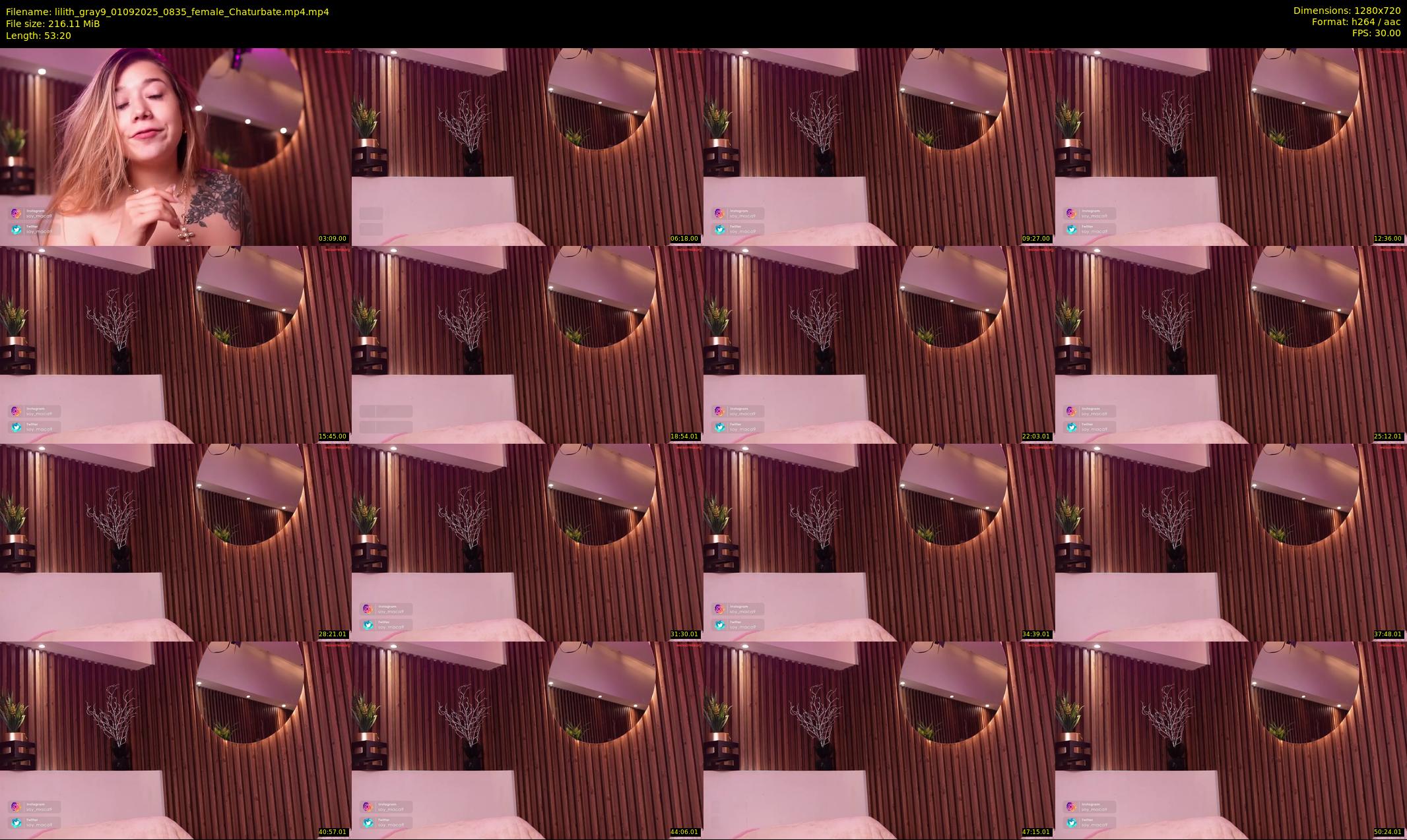 lilith_gray9 — 54 minute Chaturbate female cam show recording, 720p, Sep 1, 2025